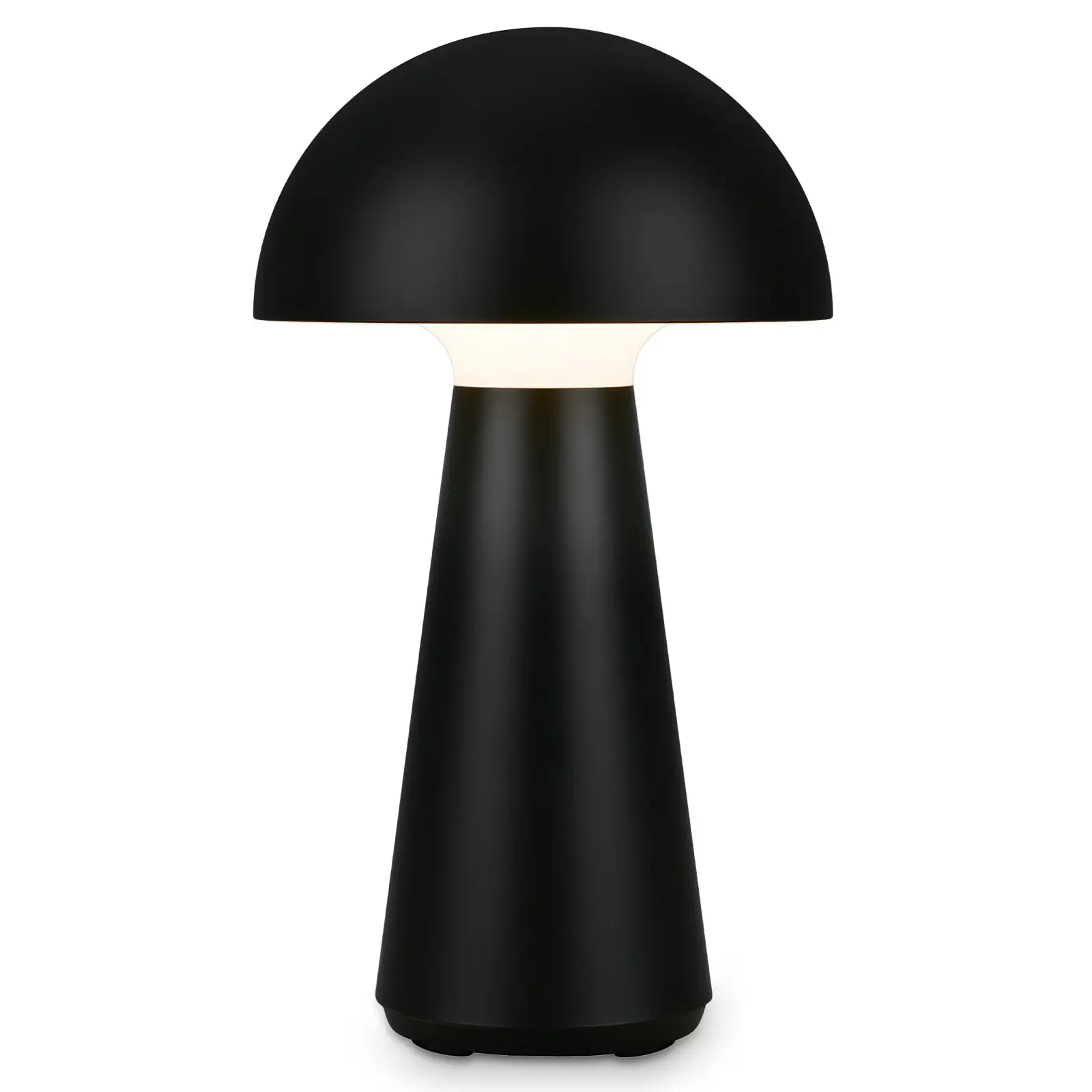 Briloner LED Akku-Tischleuchte Fungo schwarz 28 x 16 cm warmweiß Briloner LED Akku-Tischleuchte Fungo schwarz 28 x 16 cm warmweiß
