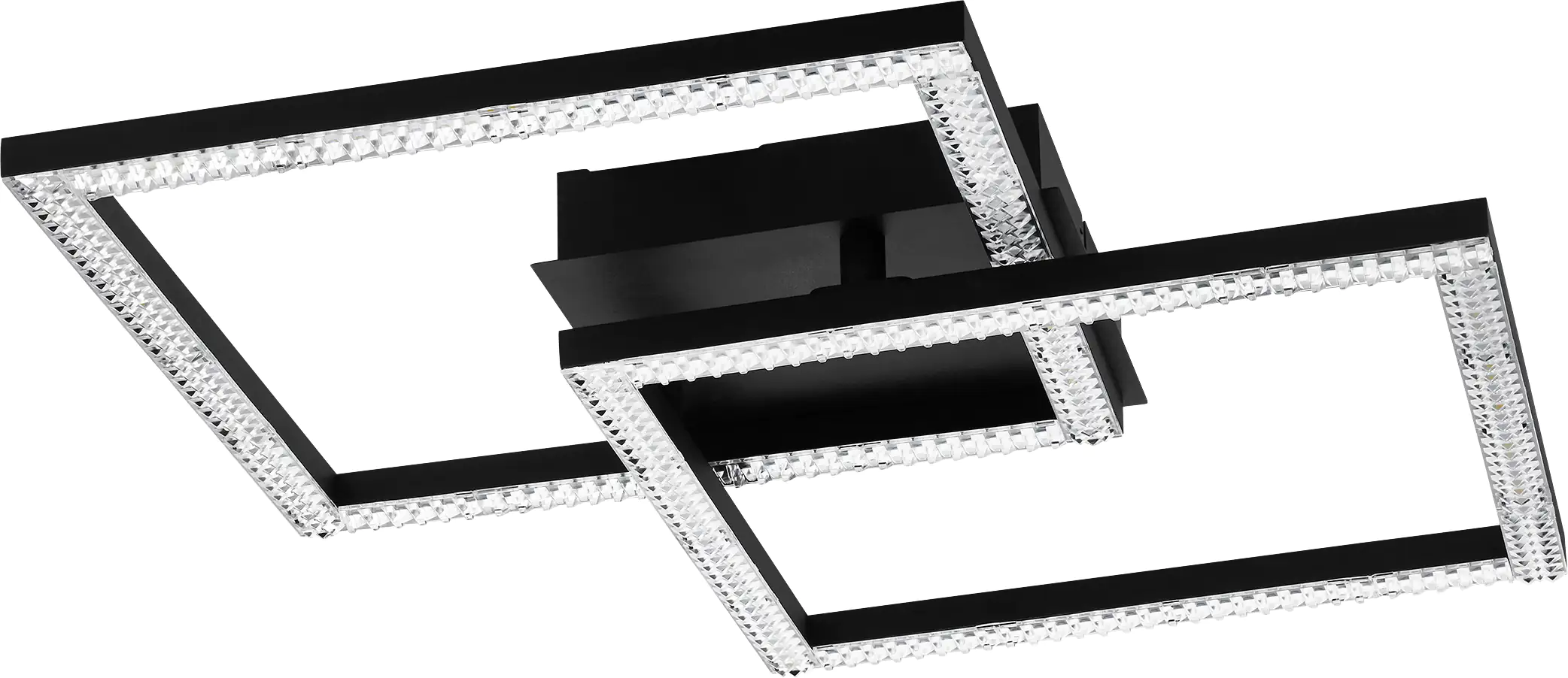 Eglo LED Deckenleuchte Lejias schwarz 45 x 45 cm warmweiß Eglo LED Deckenleuchte Lejias schwarz 45 x 45 cm warmweiß