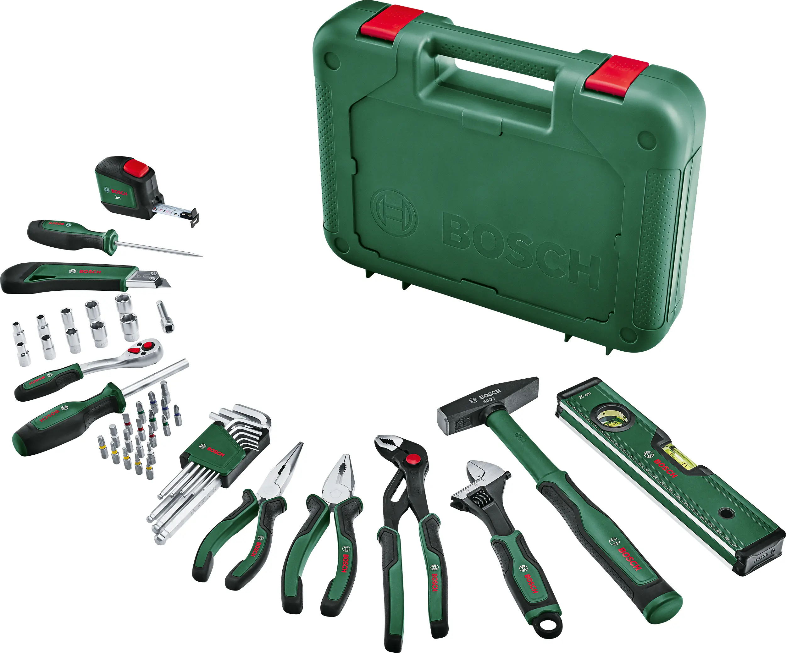 Bosch DIY Werkzeugkoffer Advanced S 52-teilig