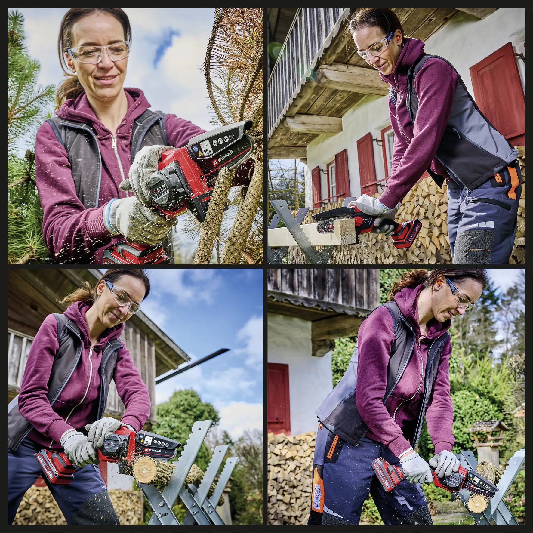 Einhell Akku Gehölzschneider GE-PS 18/15 Li BL-Solo 12,5 cm Schnittlänge