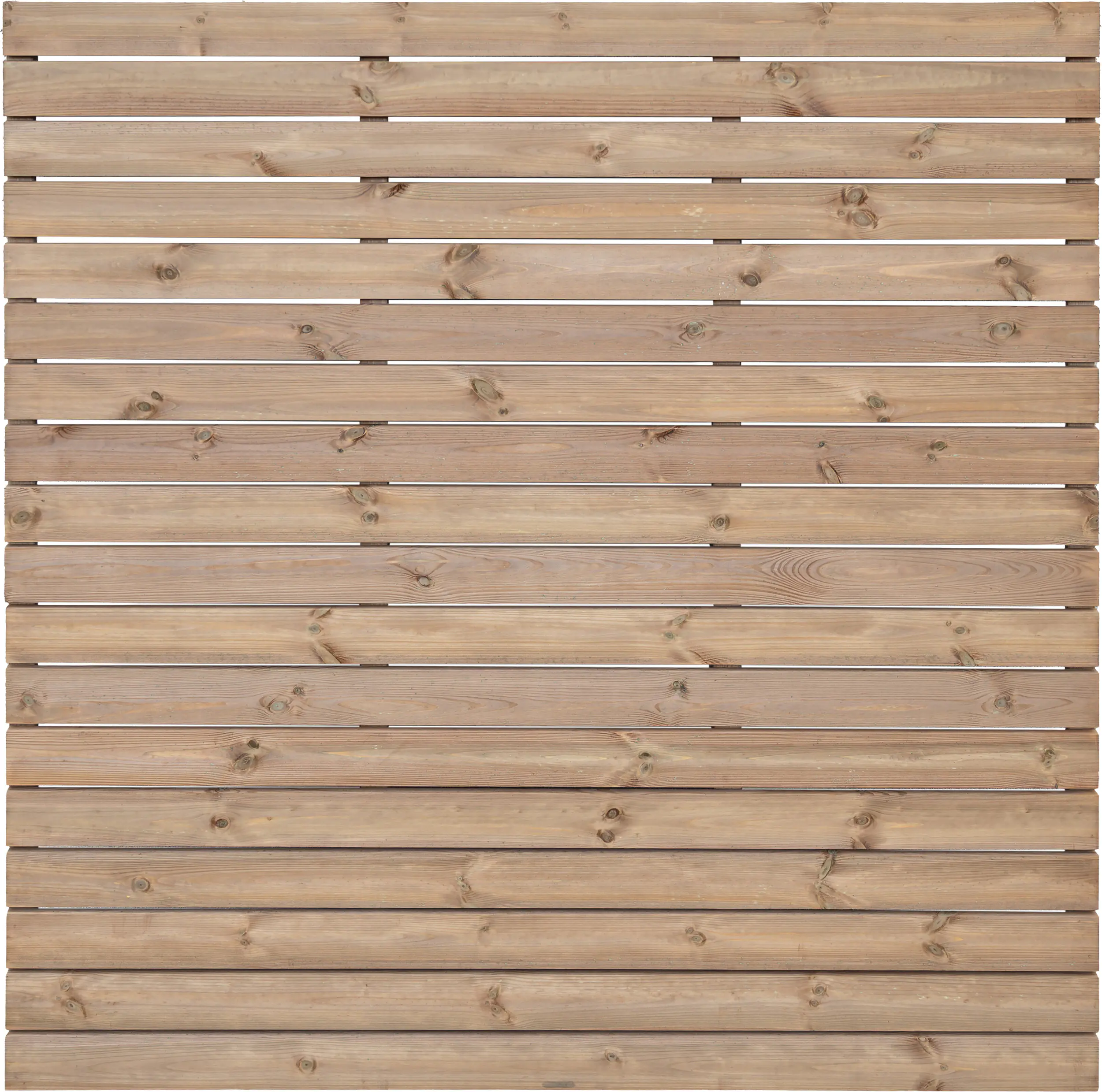 Sichtschutzzaun Rhombus kesseldruckimprägniert 180 x 180 cm braun