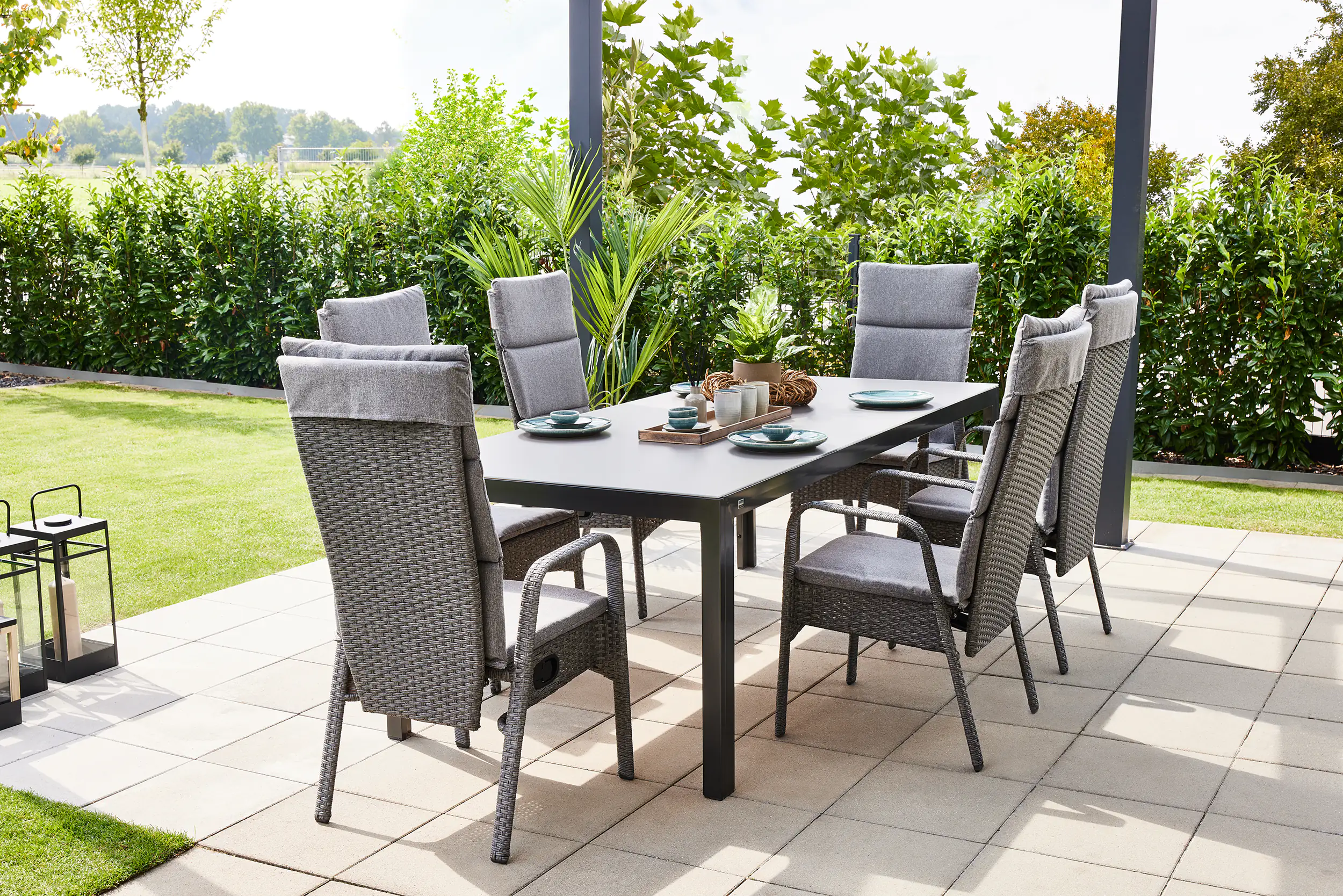 TrendLine GartenmöbelSet Linz & Pero 7teilig inkl. Auflagen kaufen