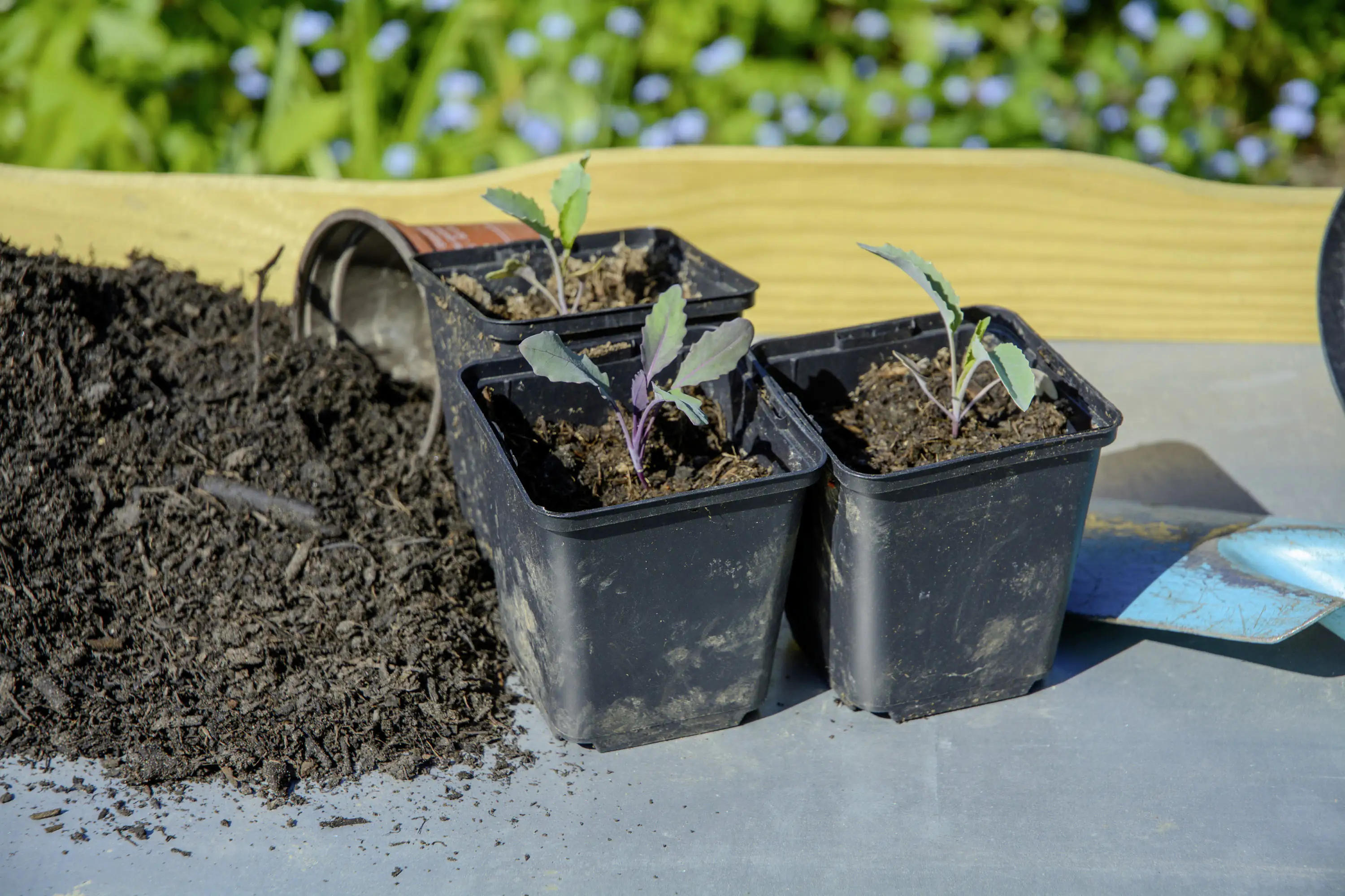 Dobar Pflanztisch mit Ablage 78 x 37 x 83 cm