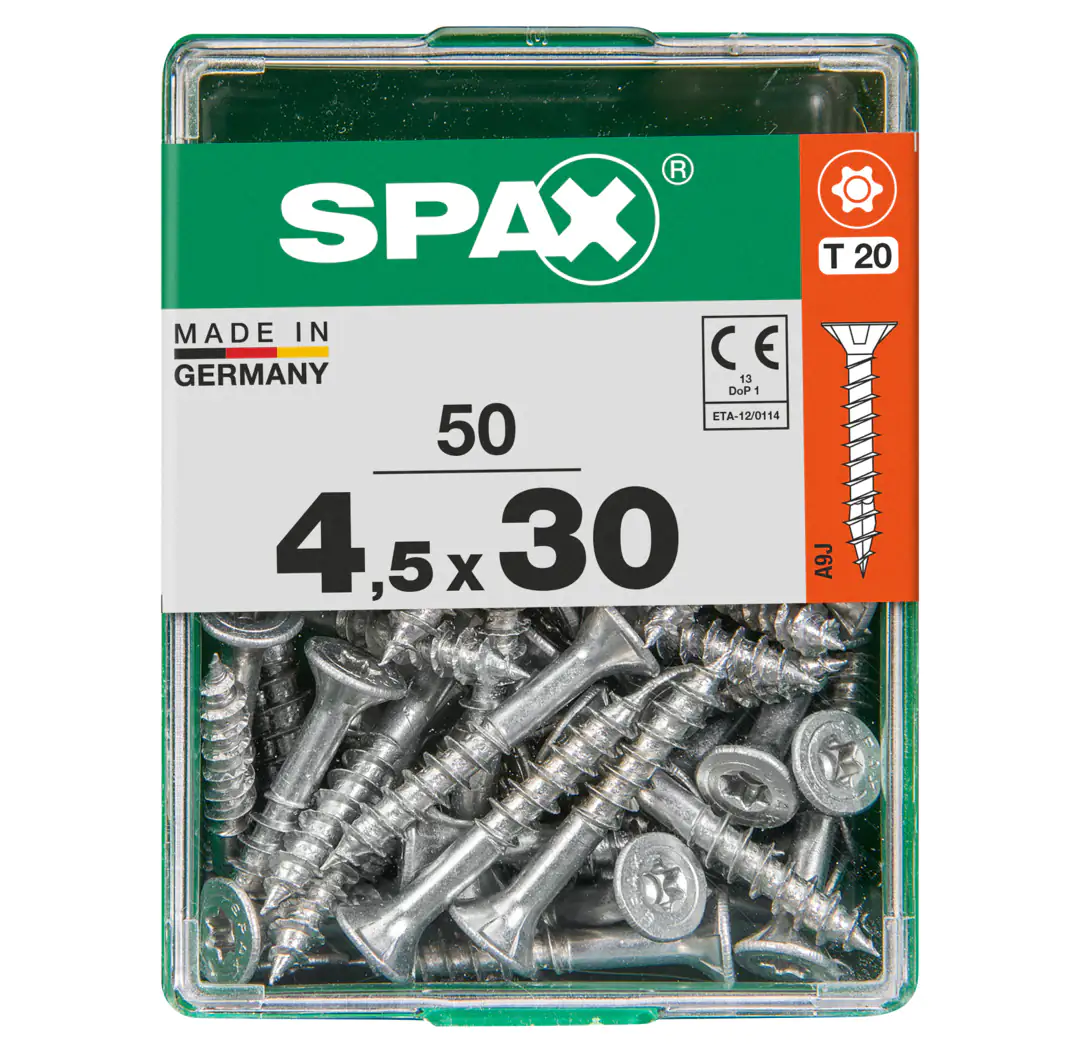 Spax Universalschrauben 4.5 x 30 mm TX 20 - 50 Stk.