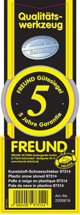 Freund Victoria Schneeschieber 97314 Reflection 54 cm