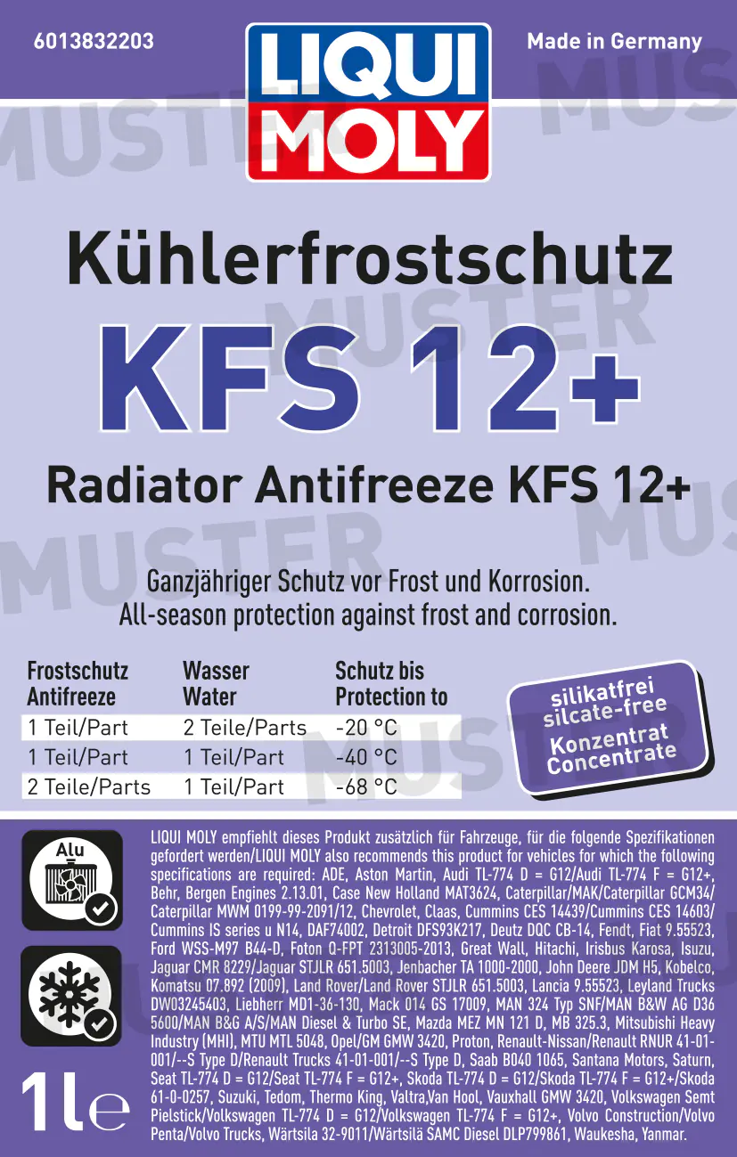 Liqui Moly Kühlerfrostschutz KFS 12+ 1 L