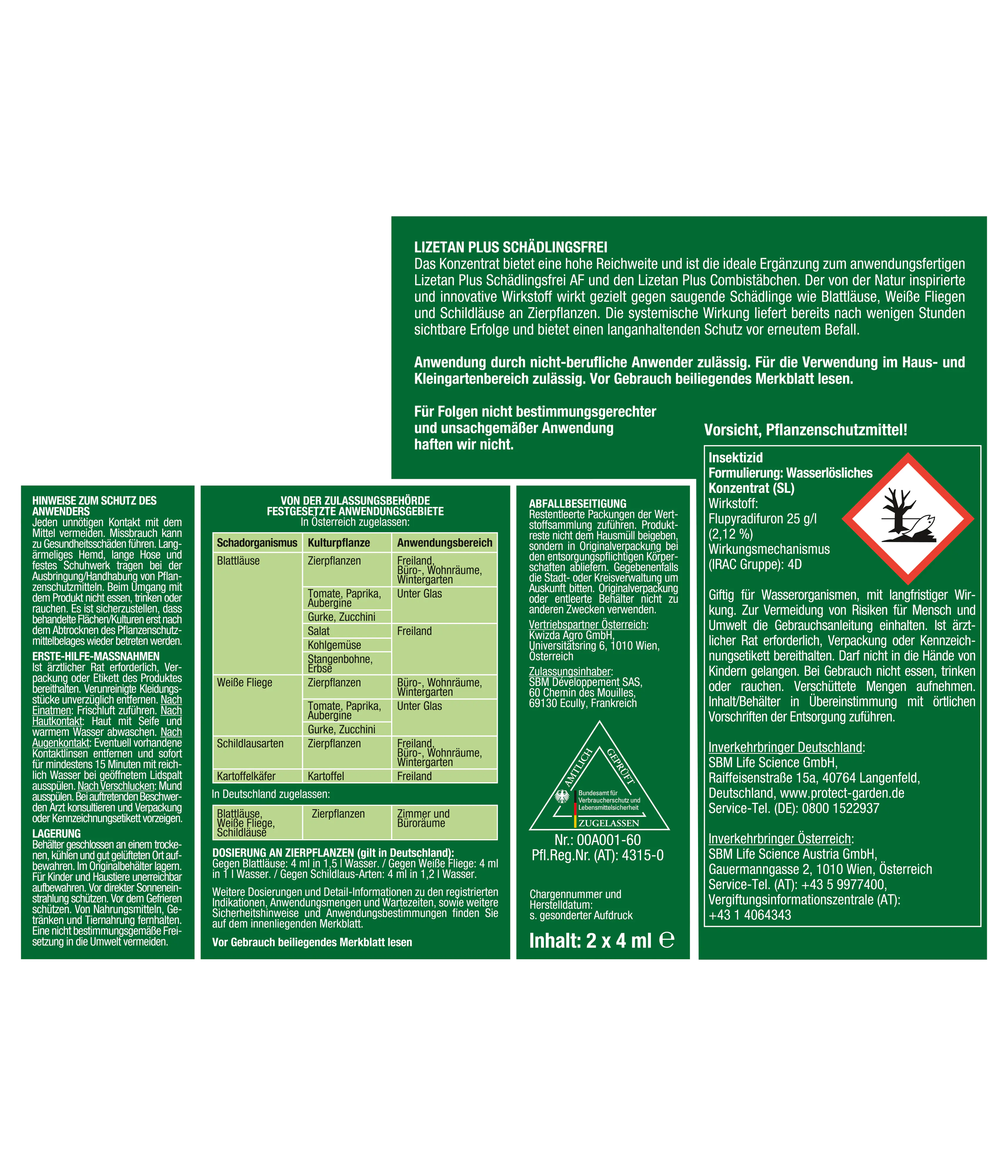 Protect Garden Lizetan Plus Schädlingsfrei 2 x 4 ml