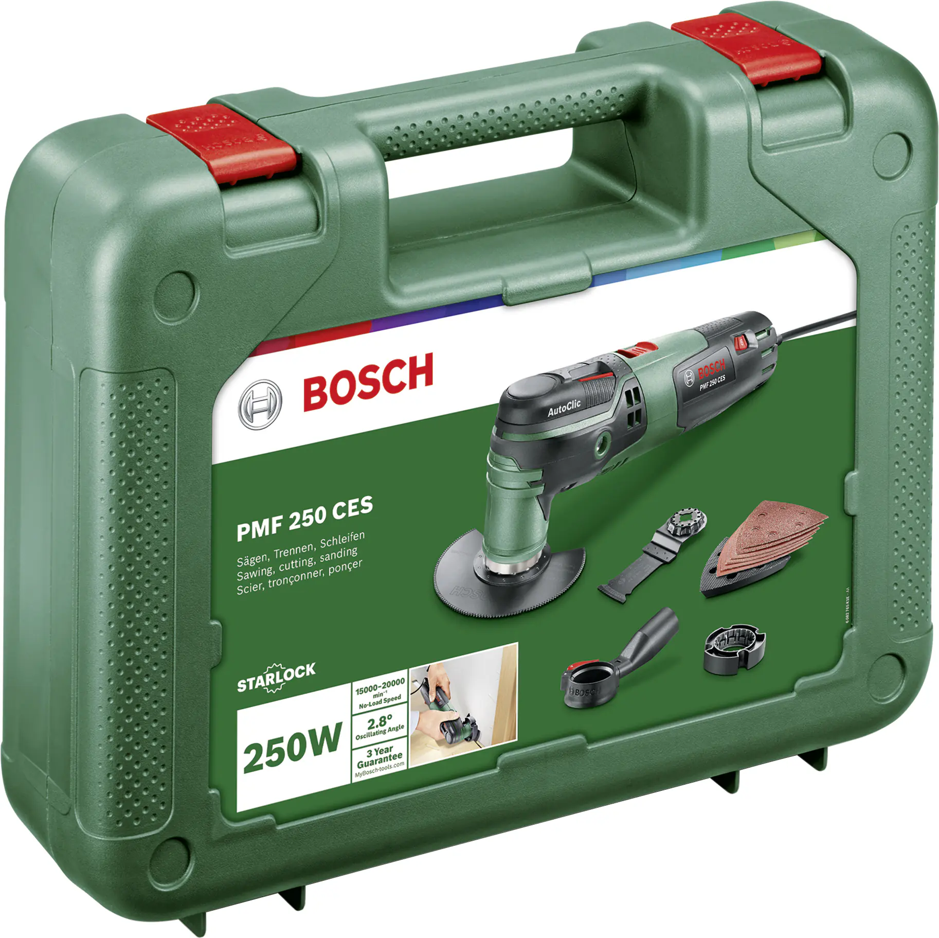 Bosch Multifunktionswerkzeug PMF 250 CES 250 Watt