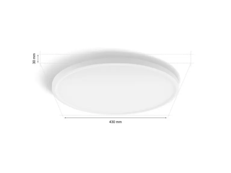 Philips Hue LED Deckenleuchte Tento + Bridge rund weiß Ø 42,1 cm warmweiß-kaltweiß