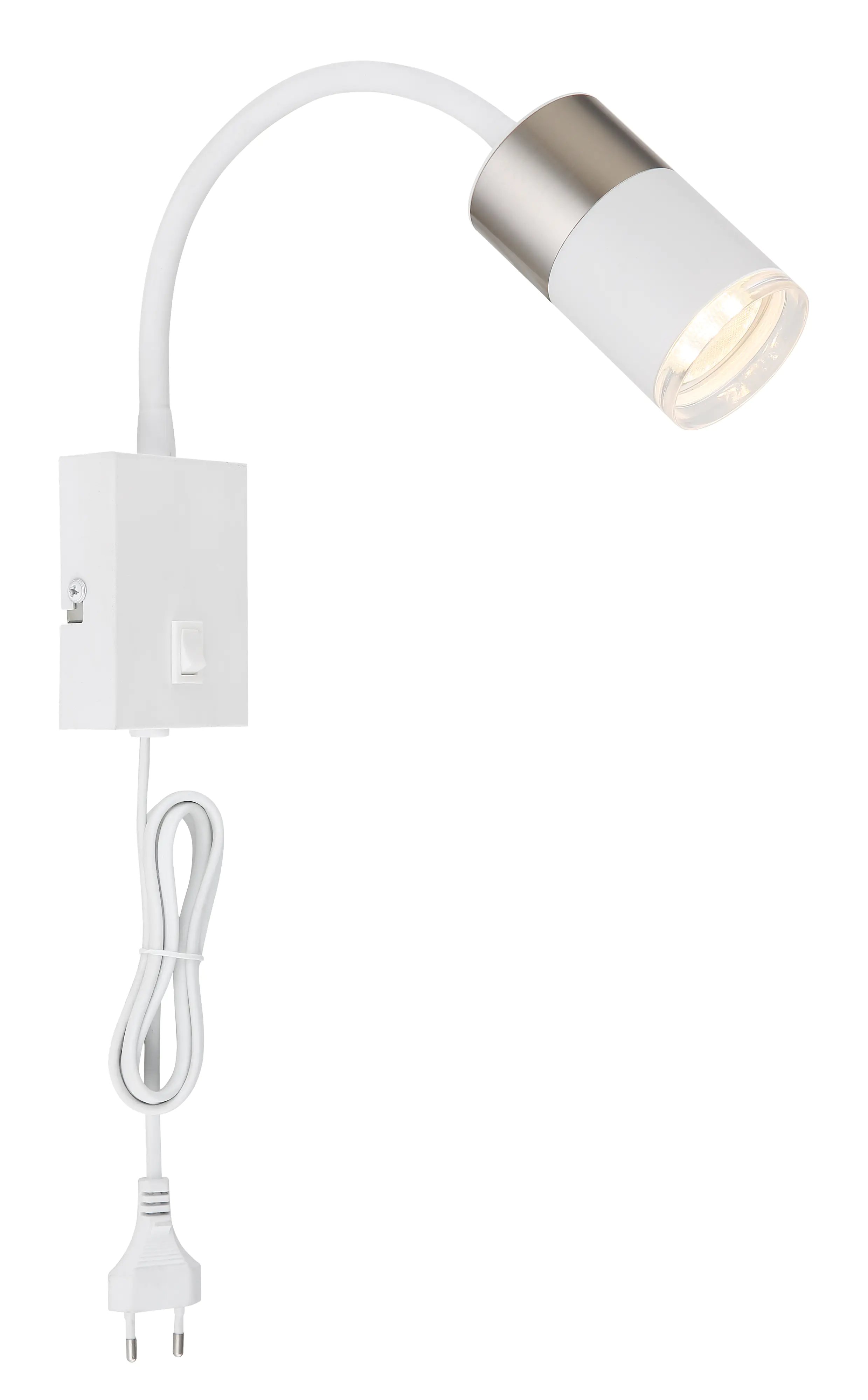 Globo Wandleuchte Brisbon weiß matt 7 x 43 cm GU10