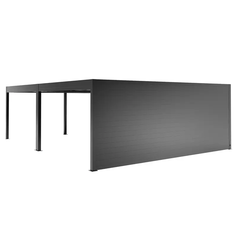 SunElements SunVaro Seitenwand für Carport 549 x 250 cm anthrazit-metallic