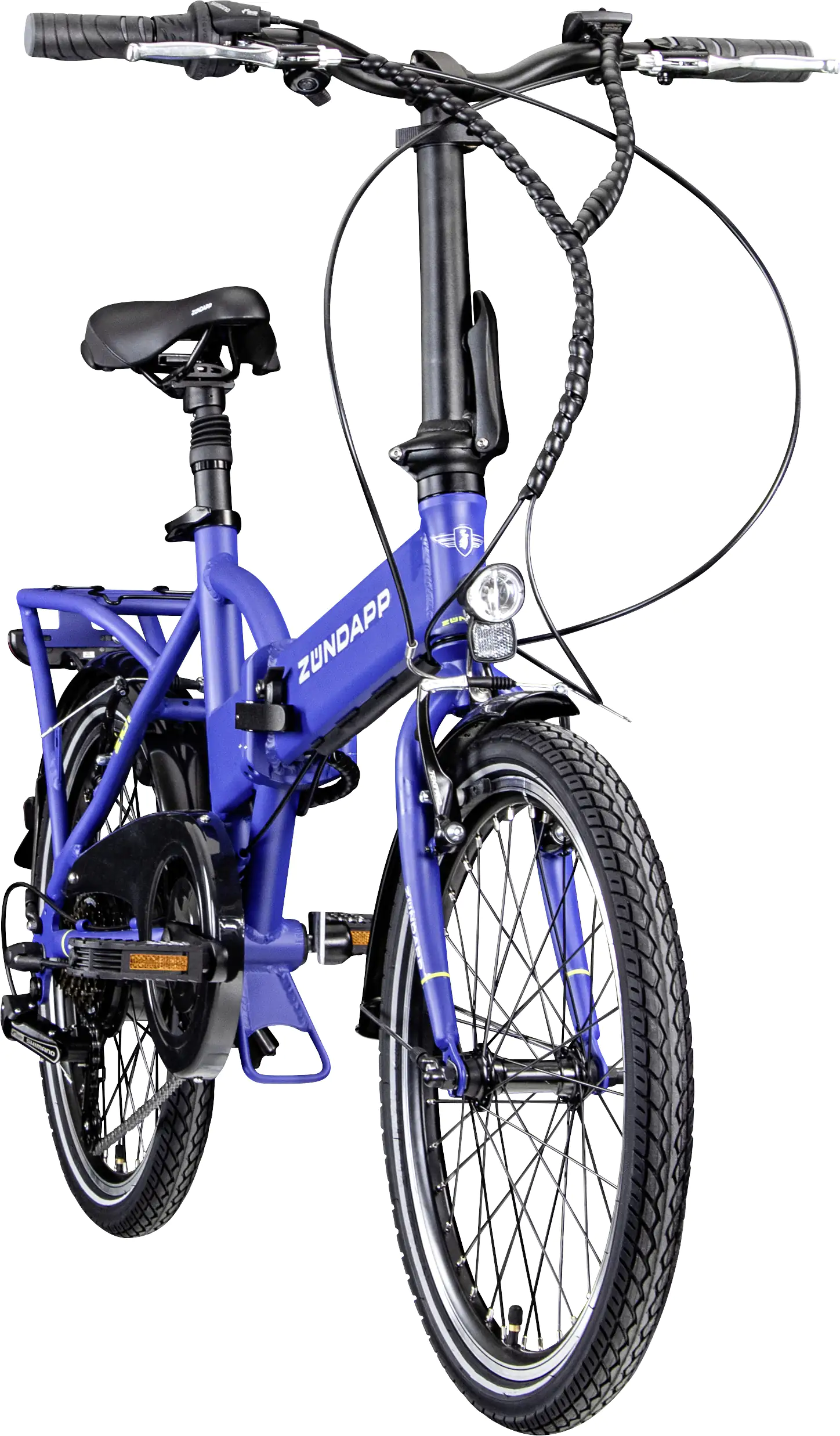 Zündapp E-Bike Faltrad Z101 20 Zoll RH 37cm 6-Gang 270 Wh blau
