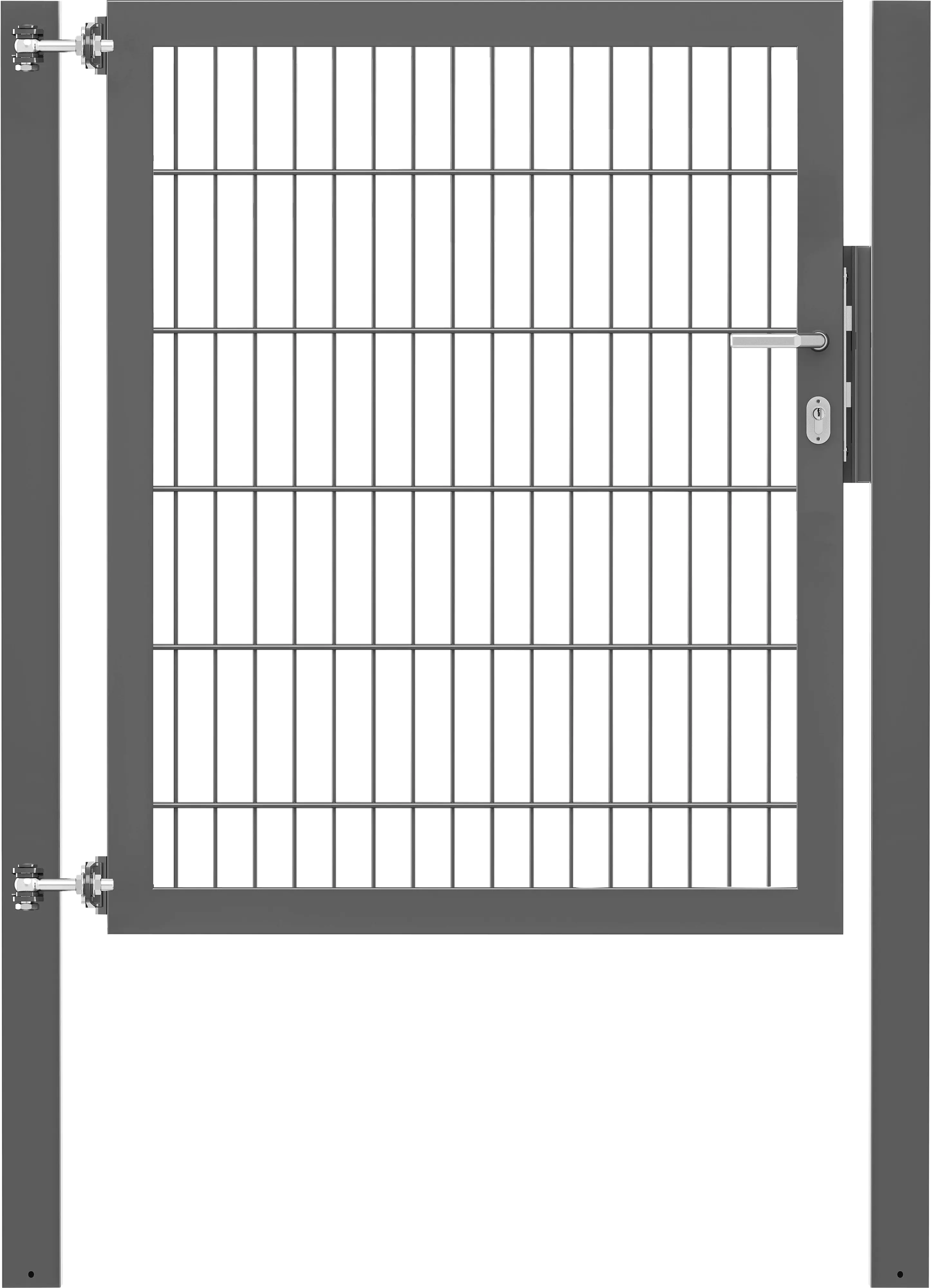 Alberts Einzeltor Flexo Plus anthrazit 100 x 120 cm Alberts Einzeltor Flexo Plus anthrazit 100 x 120 cm