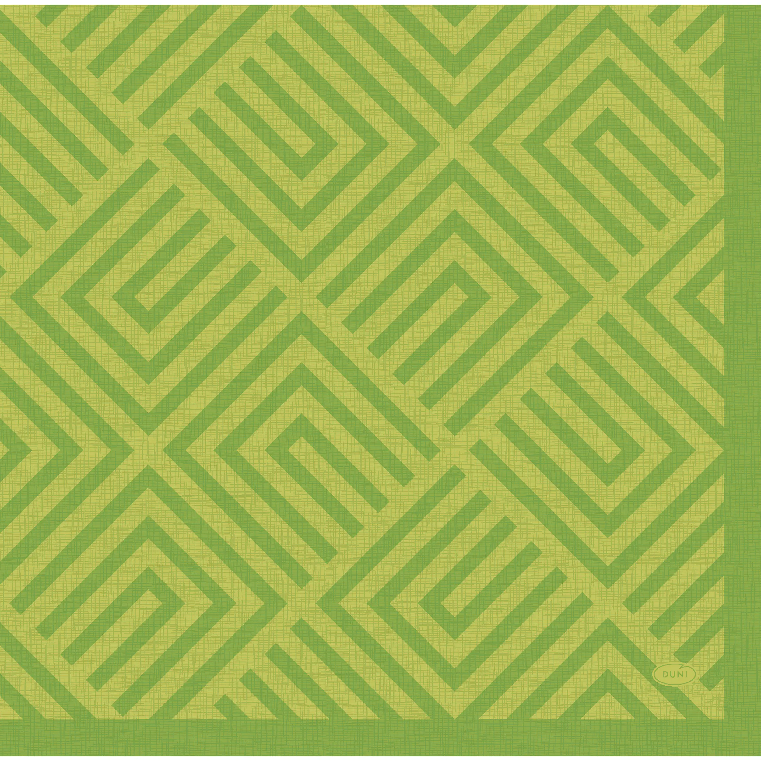 Duni Servietten Mosaik kiwi 40 x 40 cm - 12er Pack