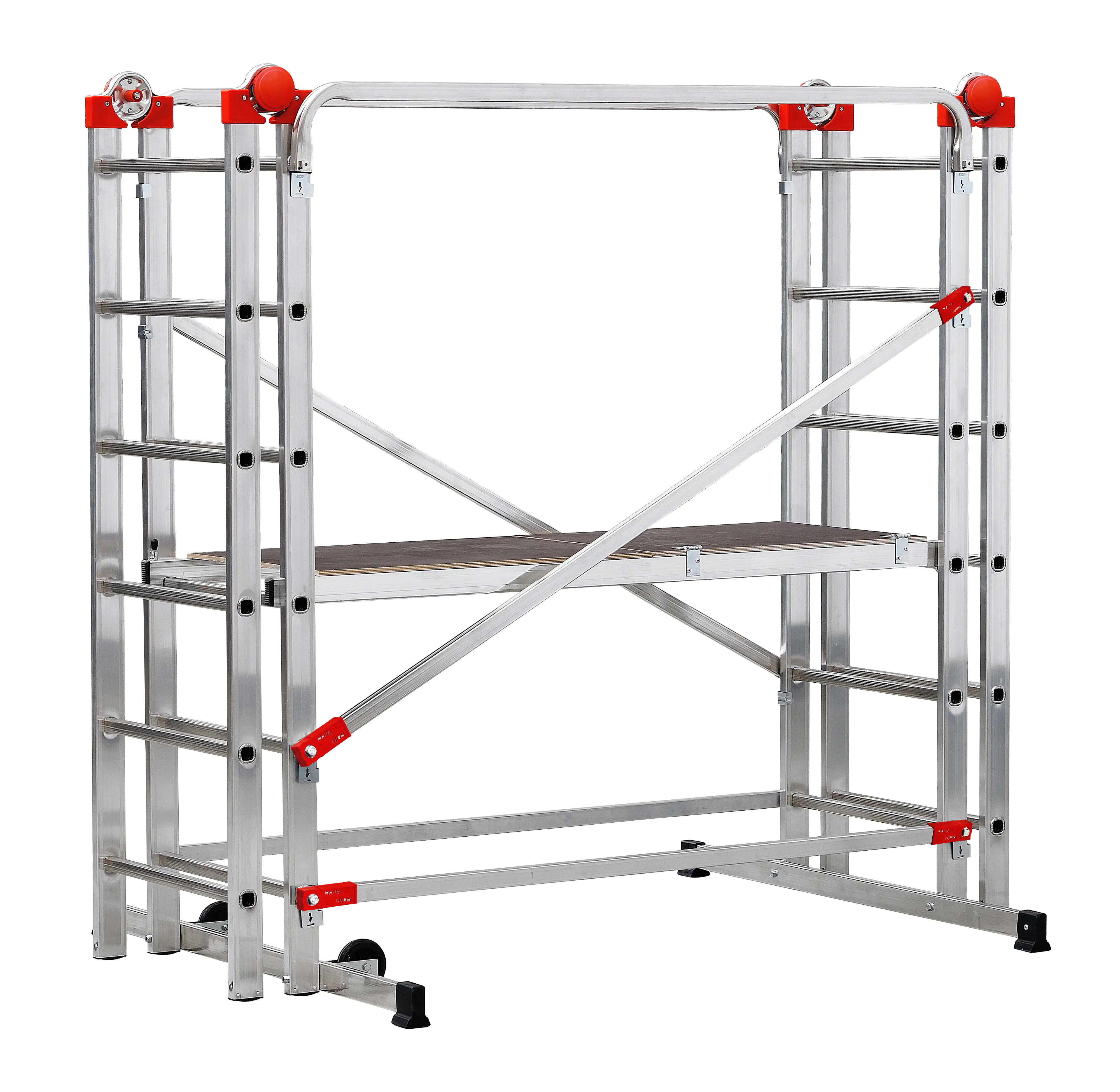 4007126945983_01 Hailo Aluminium-Multifunktionsgerüst G60 4,33 m