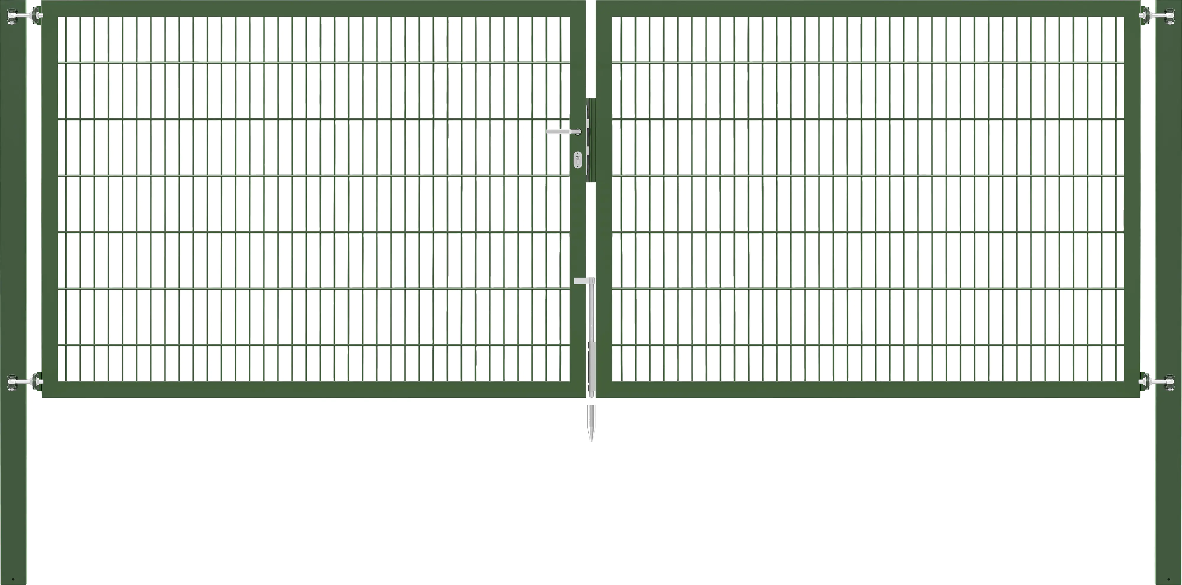 Alberts Doppeltor Flexo Plus grün 400 x 140 cm