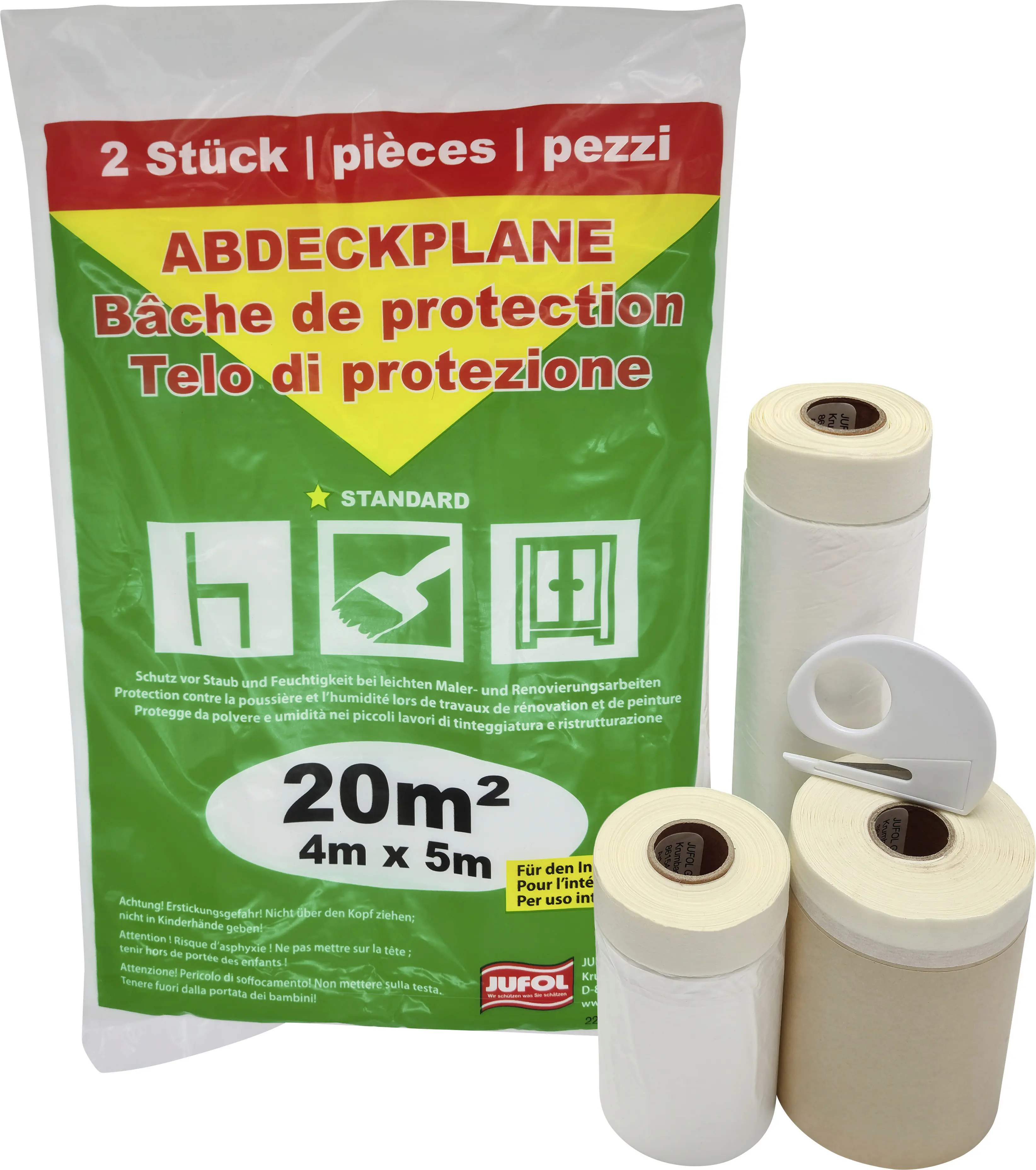 Jufol Maler Abdeckset 6-teilig