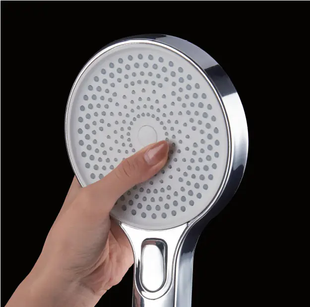 Primaster Handbrause Flavia 3 Strahlarten rund weiß-chrome