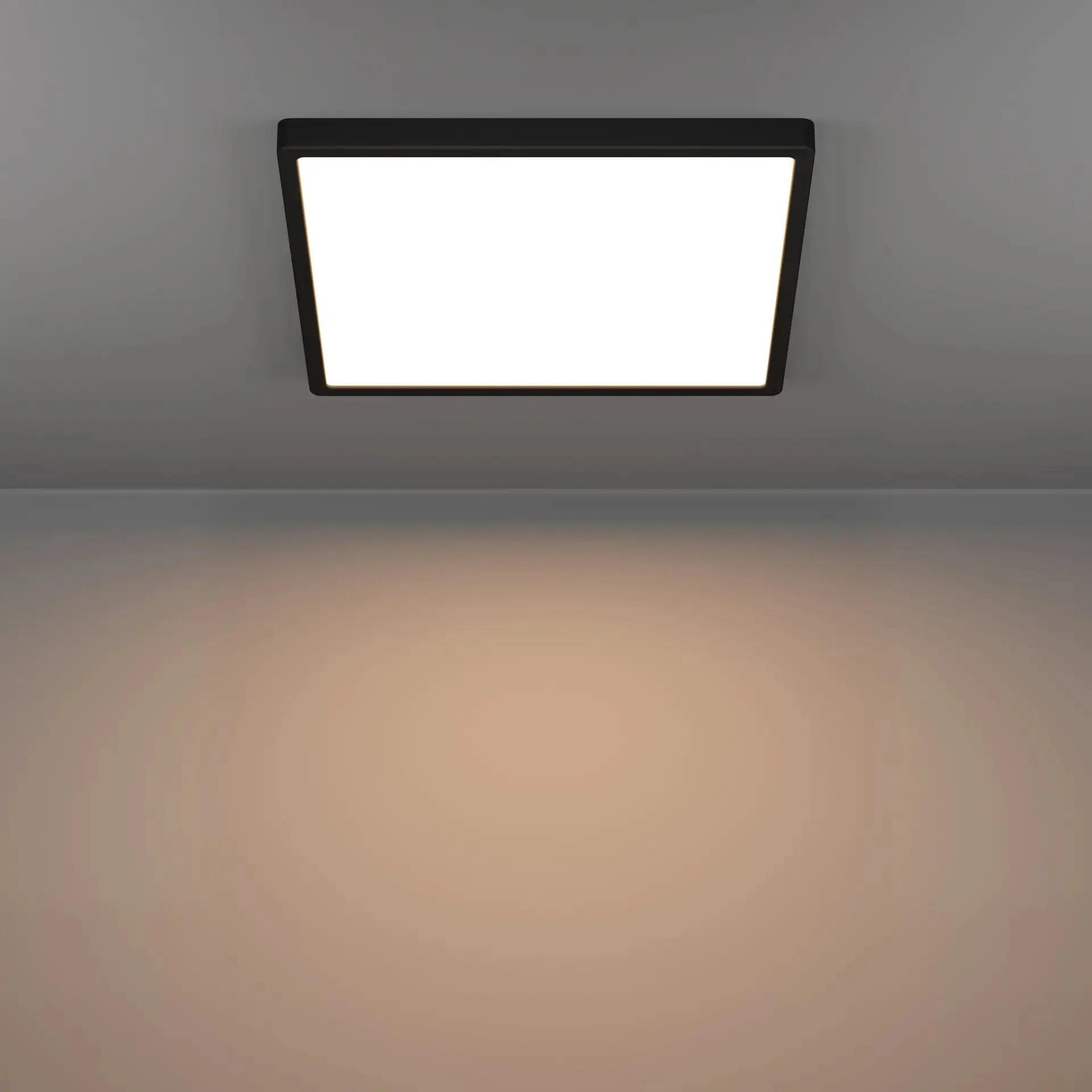Eglo LED Deckenleuchte Fueva 6 schwarz 39 x 39 cm warmweiß-kaltweiß dimmbar Eglo LED Deckenleuchte Fueva 6 schwarz 39 x 39 cm warmweiß-kaltweiß dimmbar