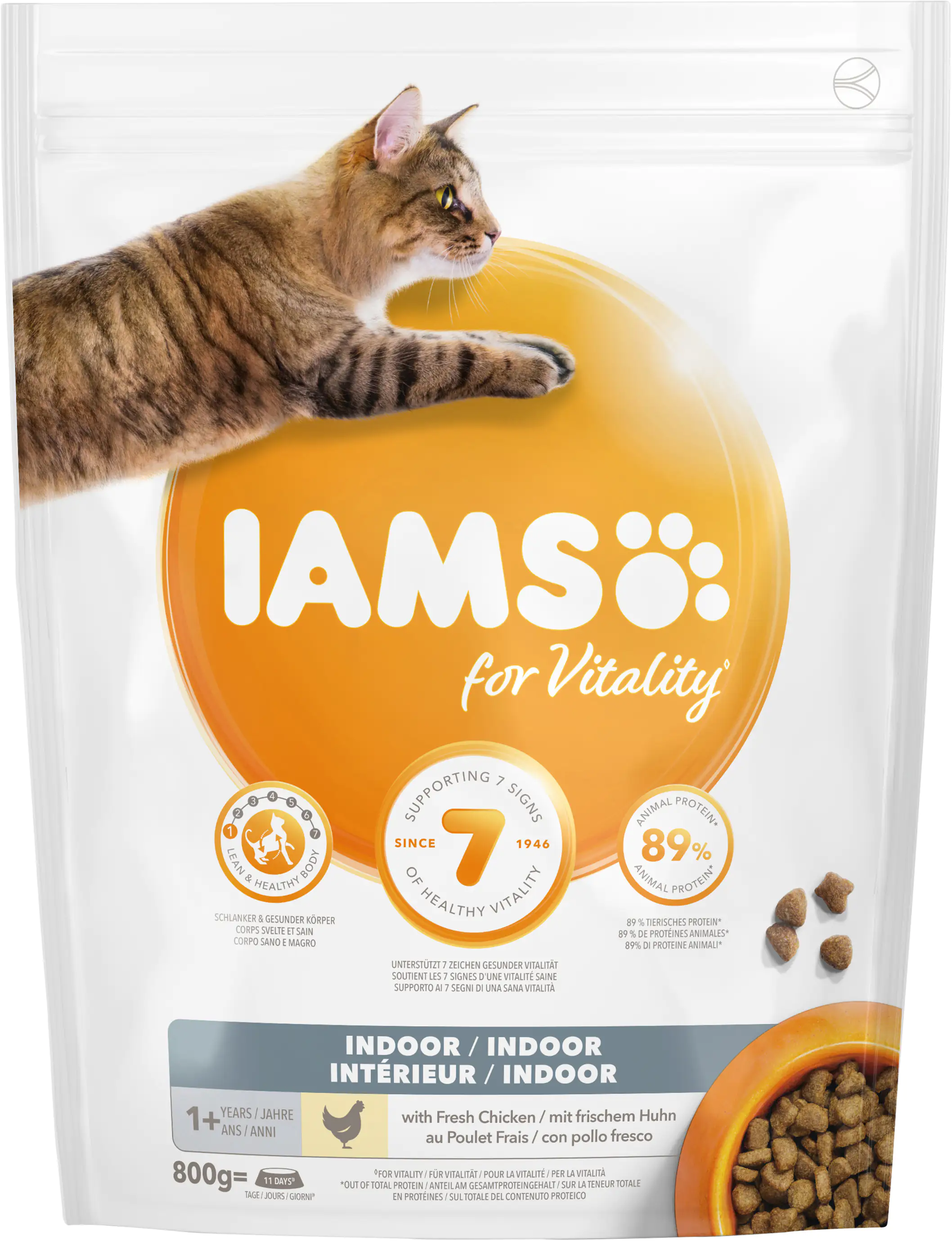 IAMS Vital Katze Indoor Huhn 800g 800g