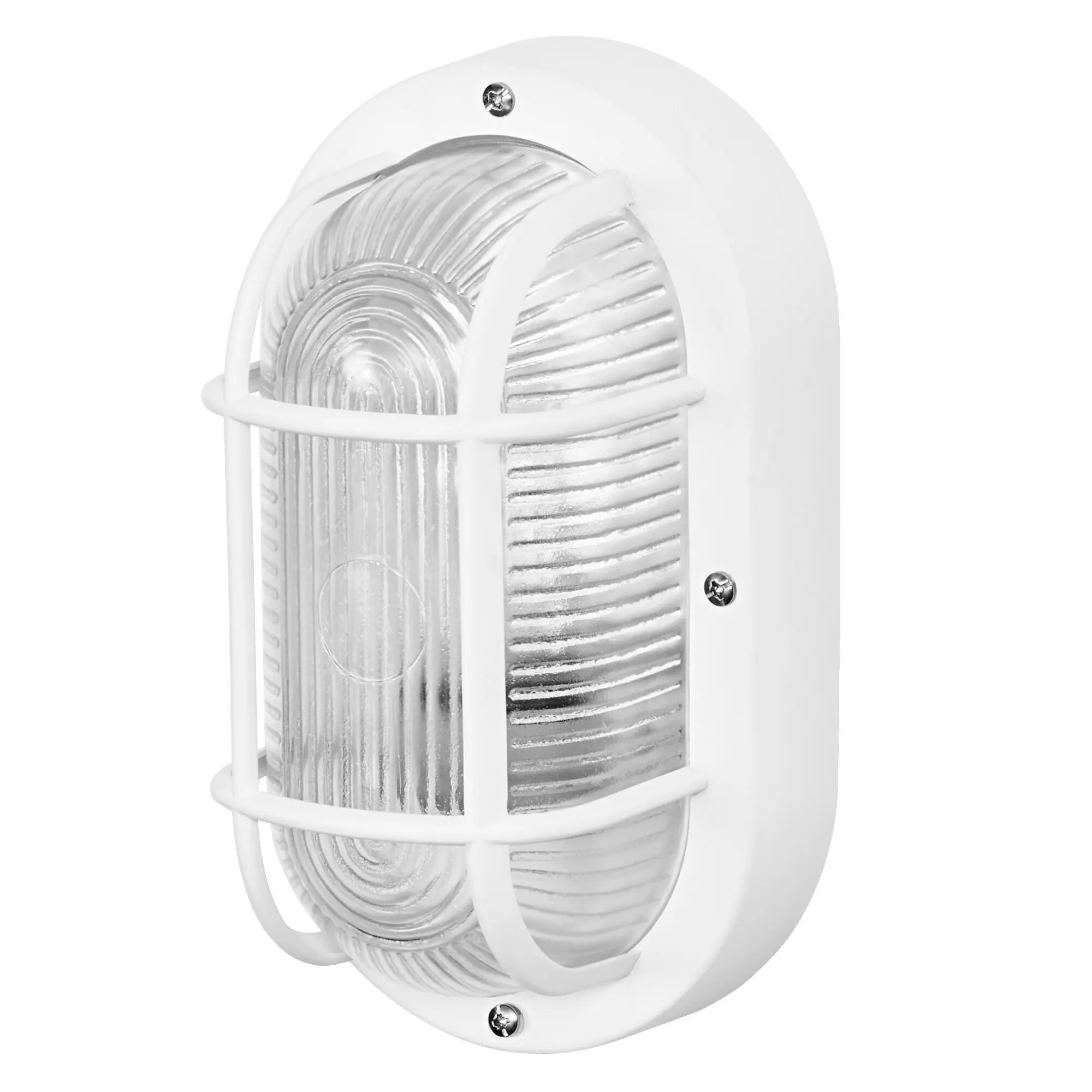 Osram LED Wandleuchte Bulkhead Essential Oval E27 weiß Osram LED Wandleuchte Bulkhead Essential Oval E27 weiß