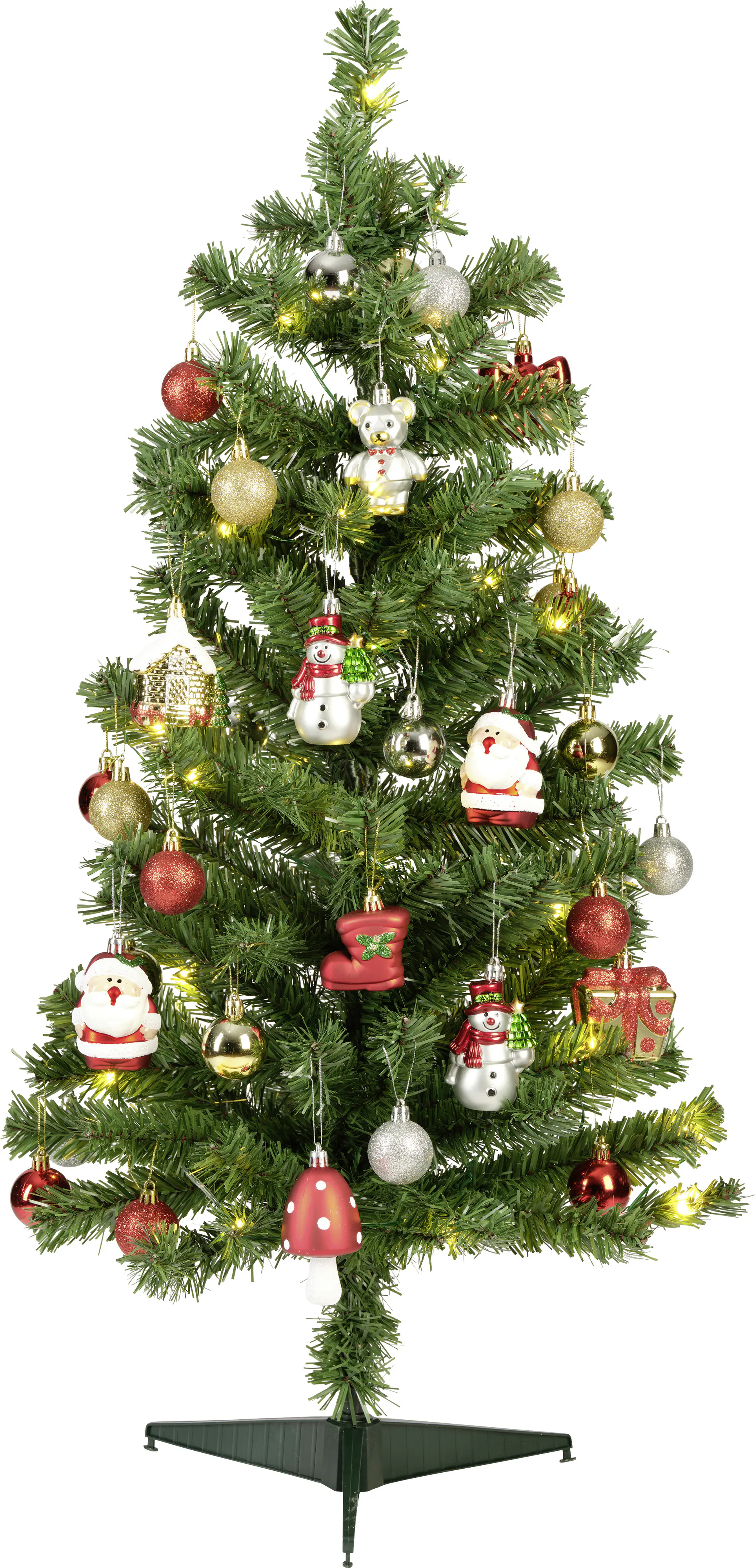 Kaemingk Mini Tannenbaum Colorado geschmückt mit 30 LED