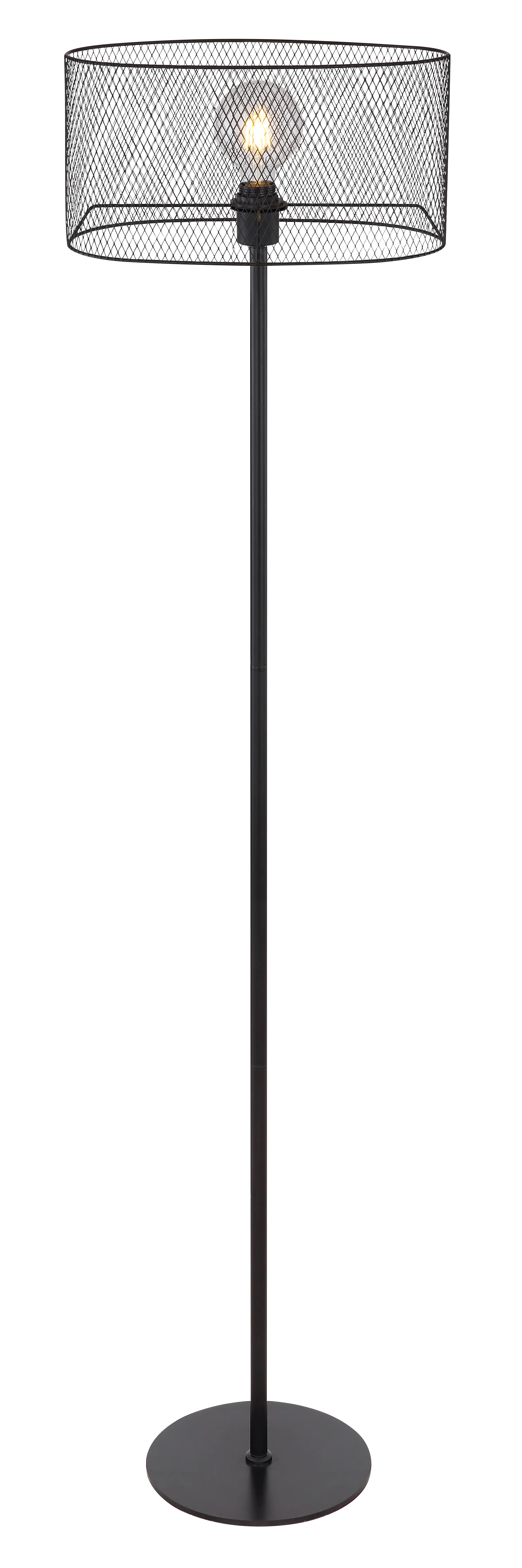 9007371406692 Globo Stehleuchte Dops schwarz 156 x 40 cm E27, max. 40 W
