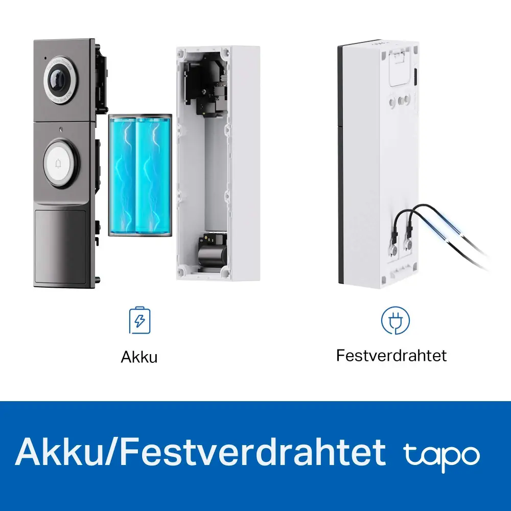 TP-Link Türklingelkamera Tapo D235 Smart Video schwarz