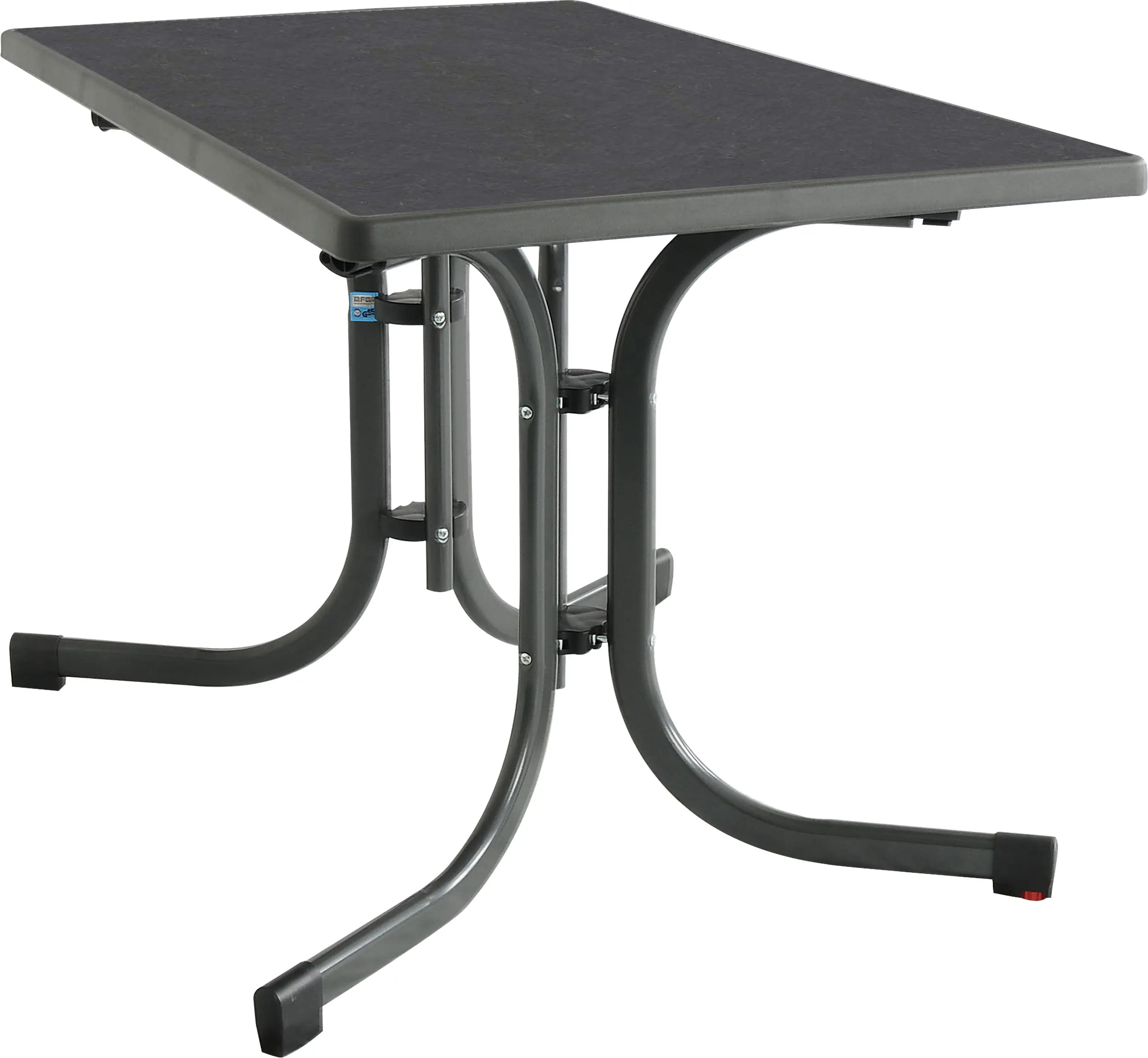 MFG Gartentisch wetterfest Stahl Boulevard 110 x 70 cm klappbar