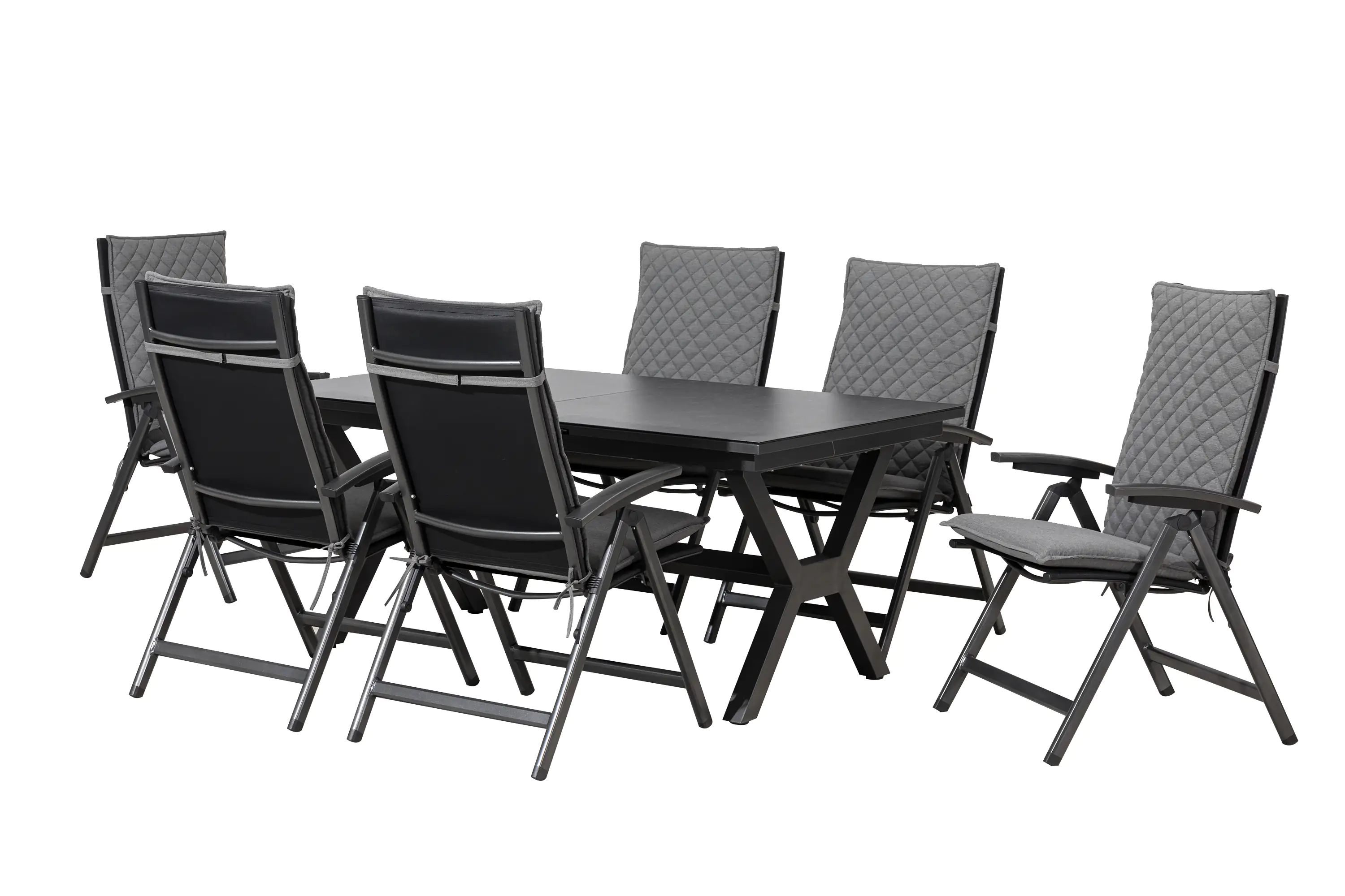 Primaster Allwetter Auflage mit wetterfestem Bezug in grau Primaster Allwetter Auflage mit wetterfestem Bezug in grau