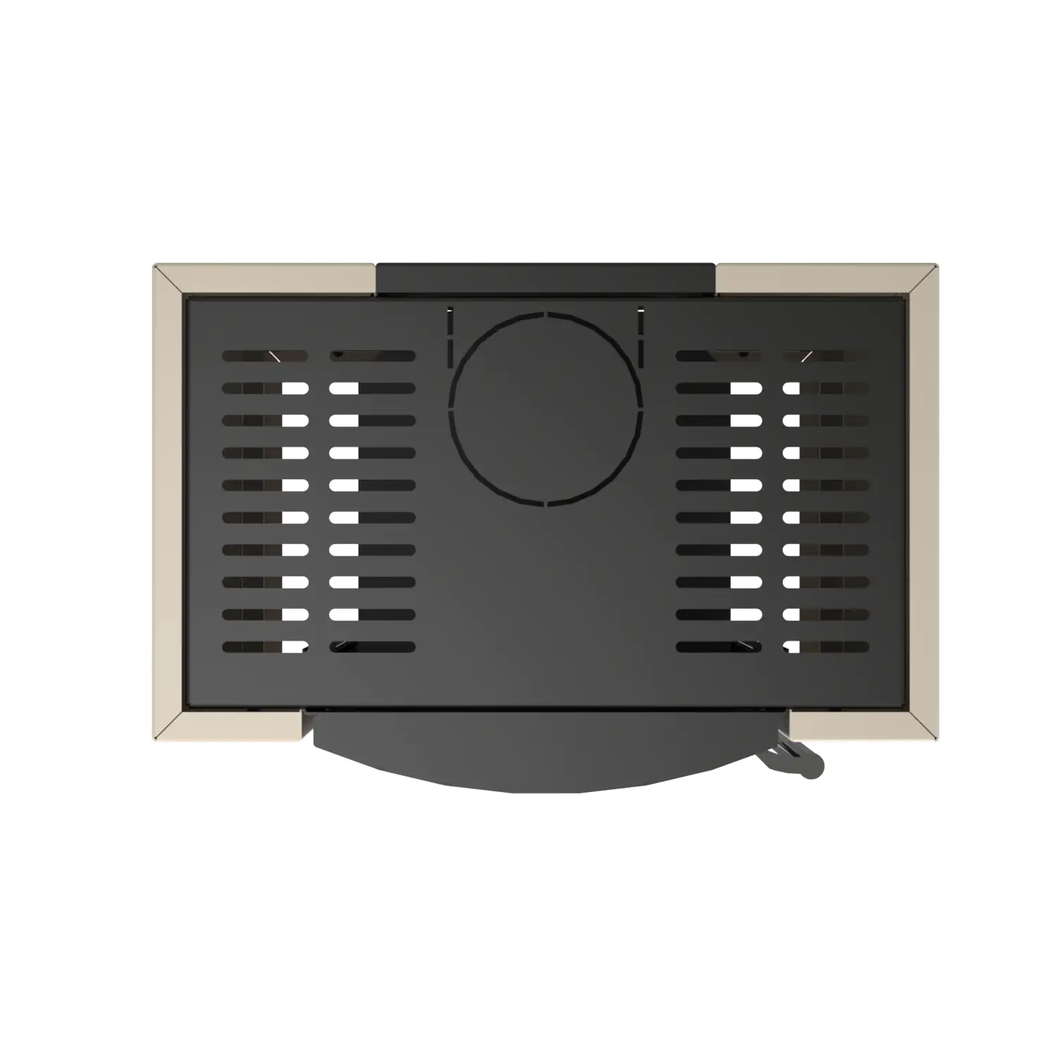 Thermia Kaminofen Alpha Plus Stahl creme weiß 6 kW