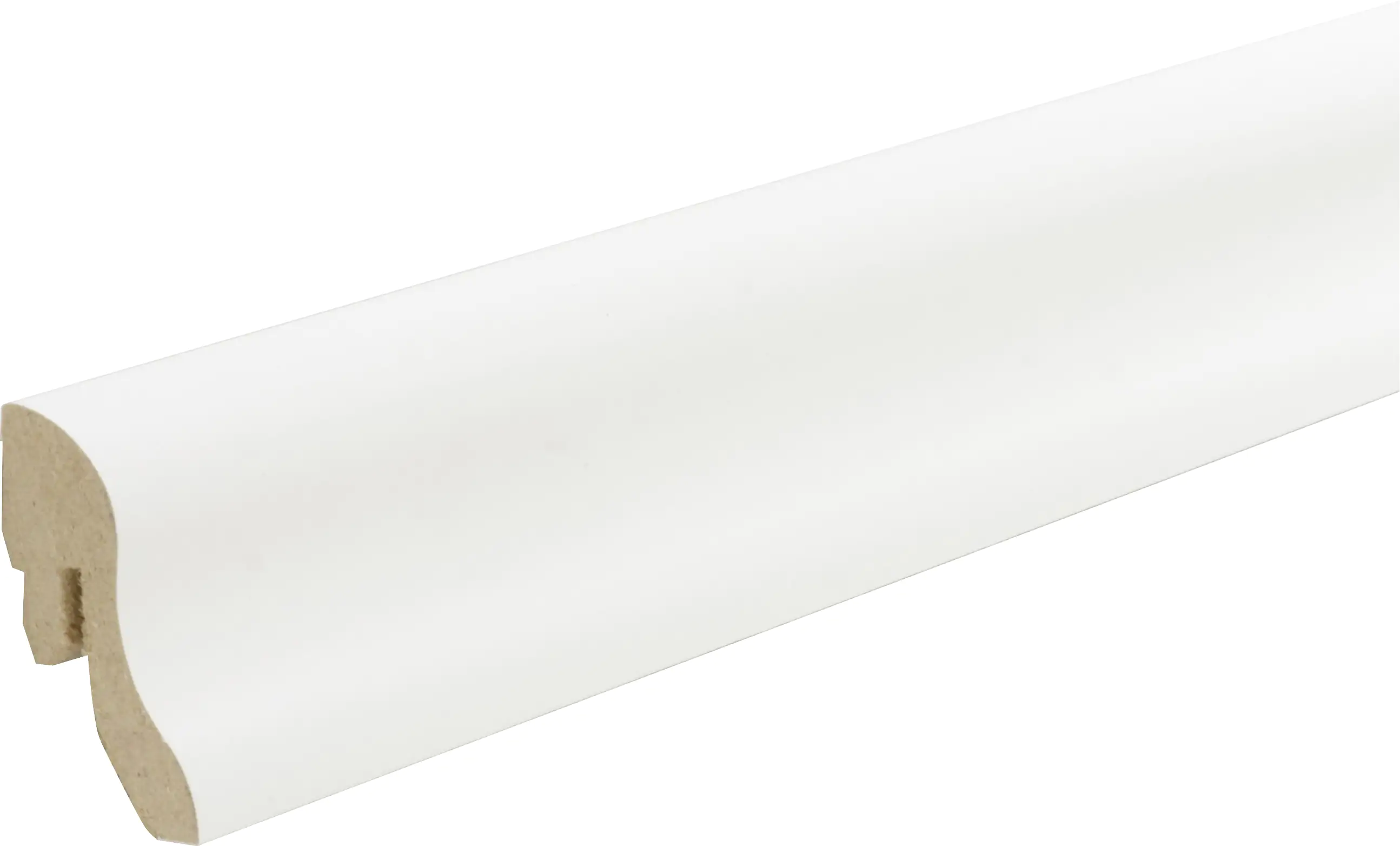 B.S. Bauprogramm Clip-Sockelleiste 250 cm 40 x 23 mm uni weiß