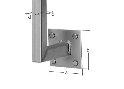 Alberts Geländerpfosten universal mit 120 mm Alberts Geländerpfosten universal mit 120 mm