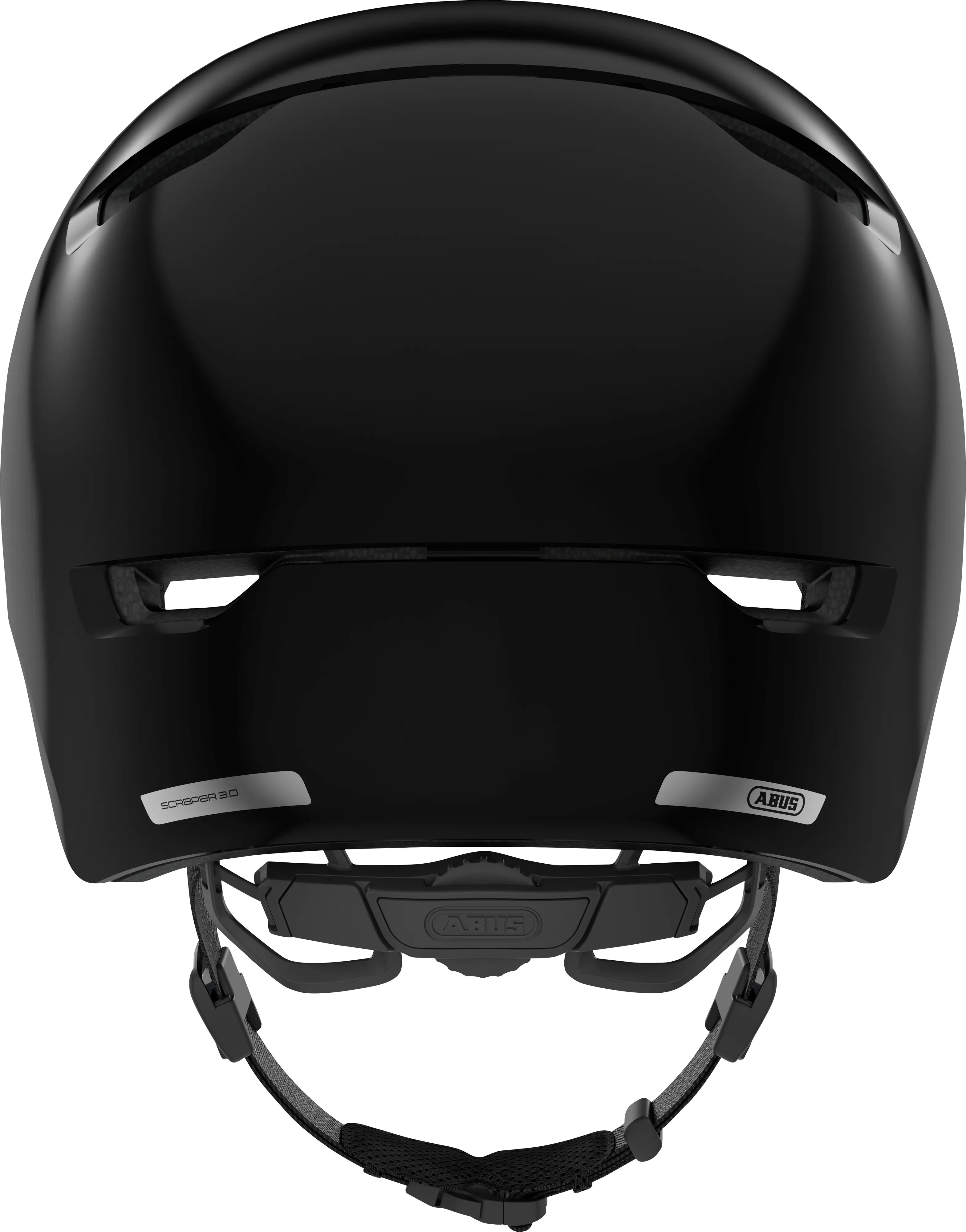 Abus Fahrradhelm Kinder Youth S shiny black