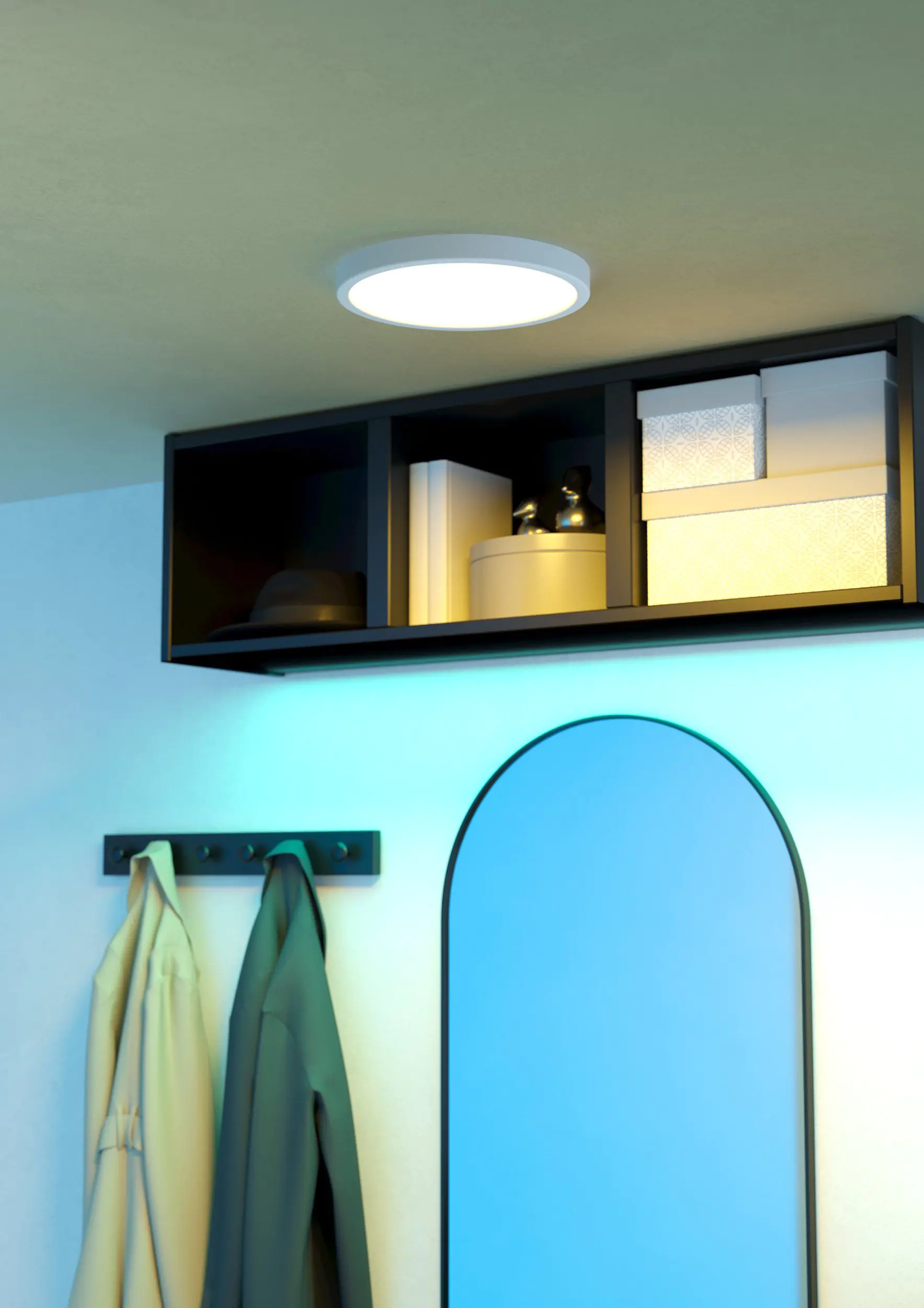 Eglo Connect LED Aufbauleuchte Fueva-Z schwarz Ø 28,5 cm Smart Home Eglo Connect LED Aufbauleuchte Fueva-Z schwarz Ø 28,5 cm Smart Home