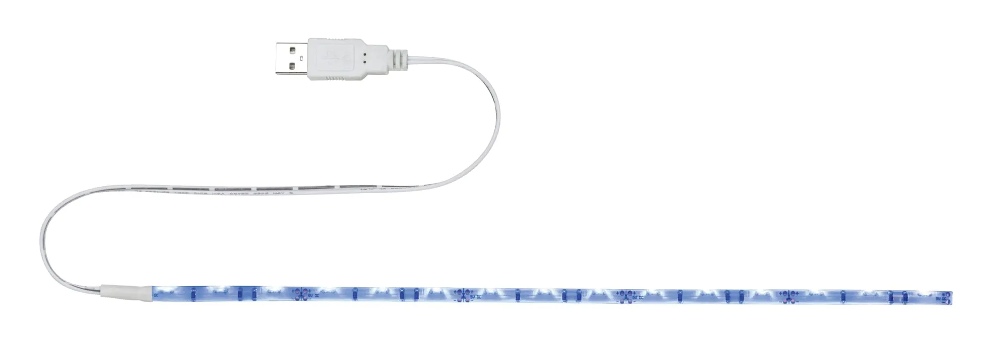 Paulmann USB LED-Stripe 30 cm Blau weiß Metall/Kunststoff