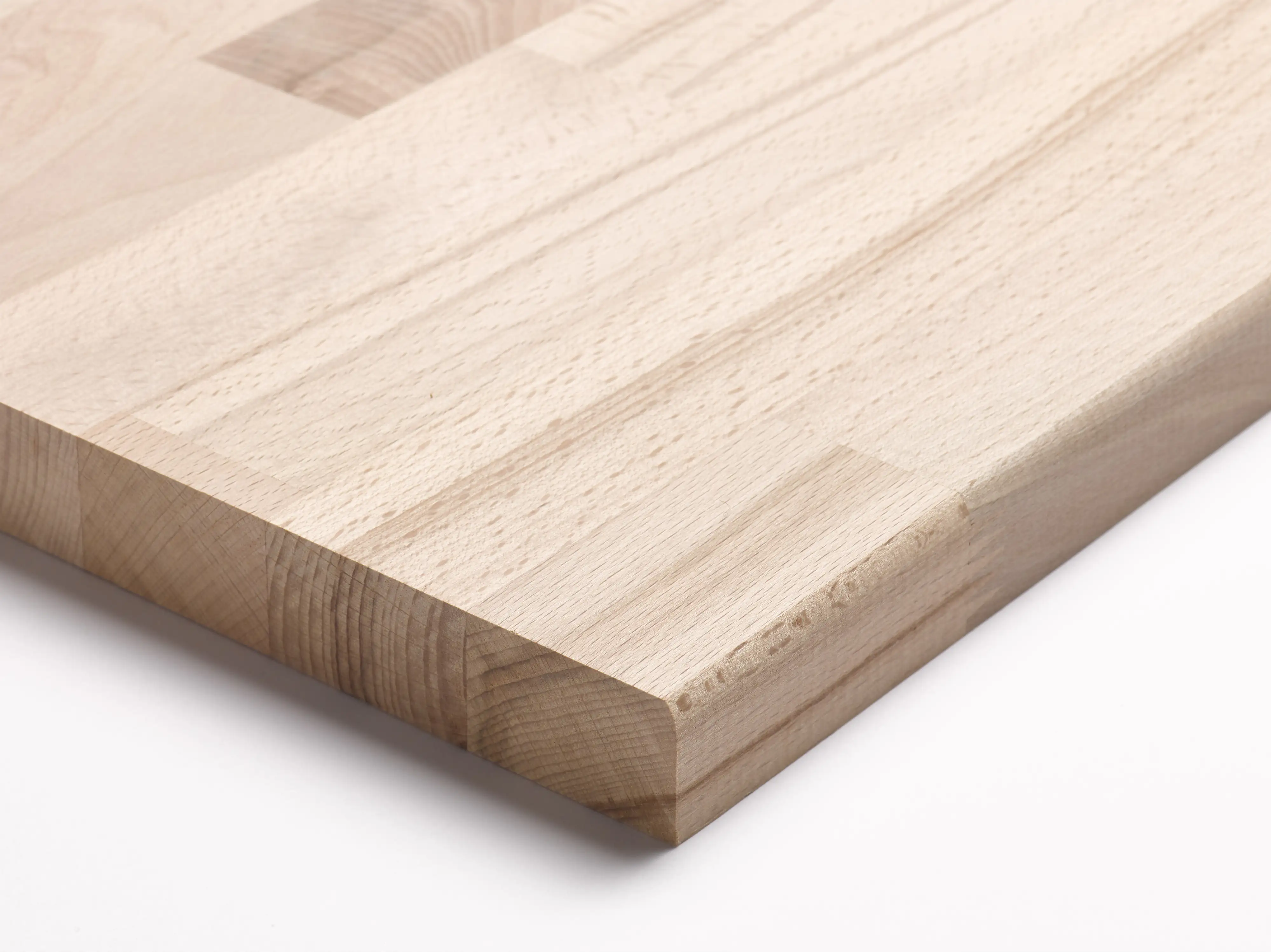 Arbeitsplatte Buche massiv 300 x 60 x 4 cm geschliffen