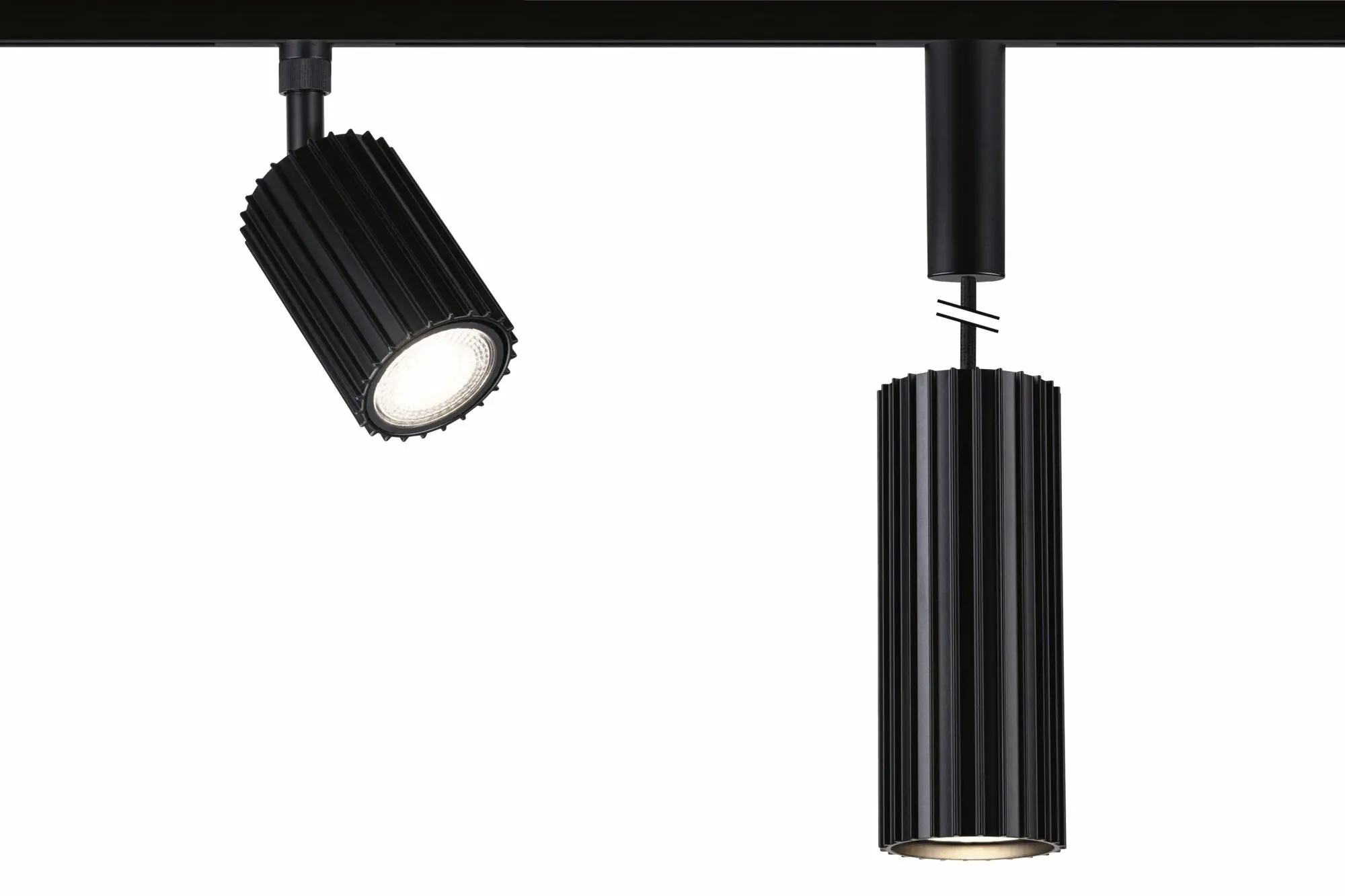 Paulmann URail Pendelleuchte Lirena Ø 6 x 126 cm schwarz matt dimmbar