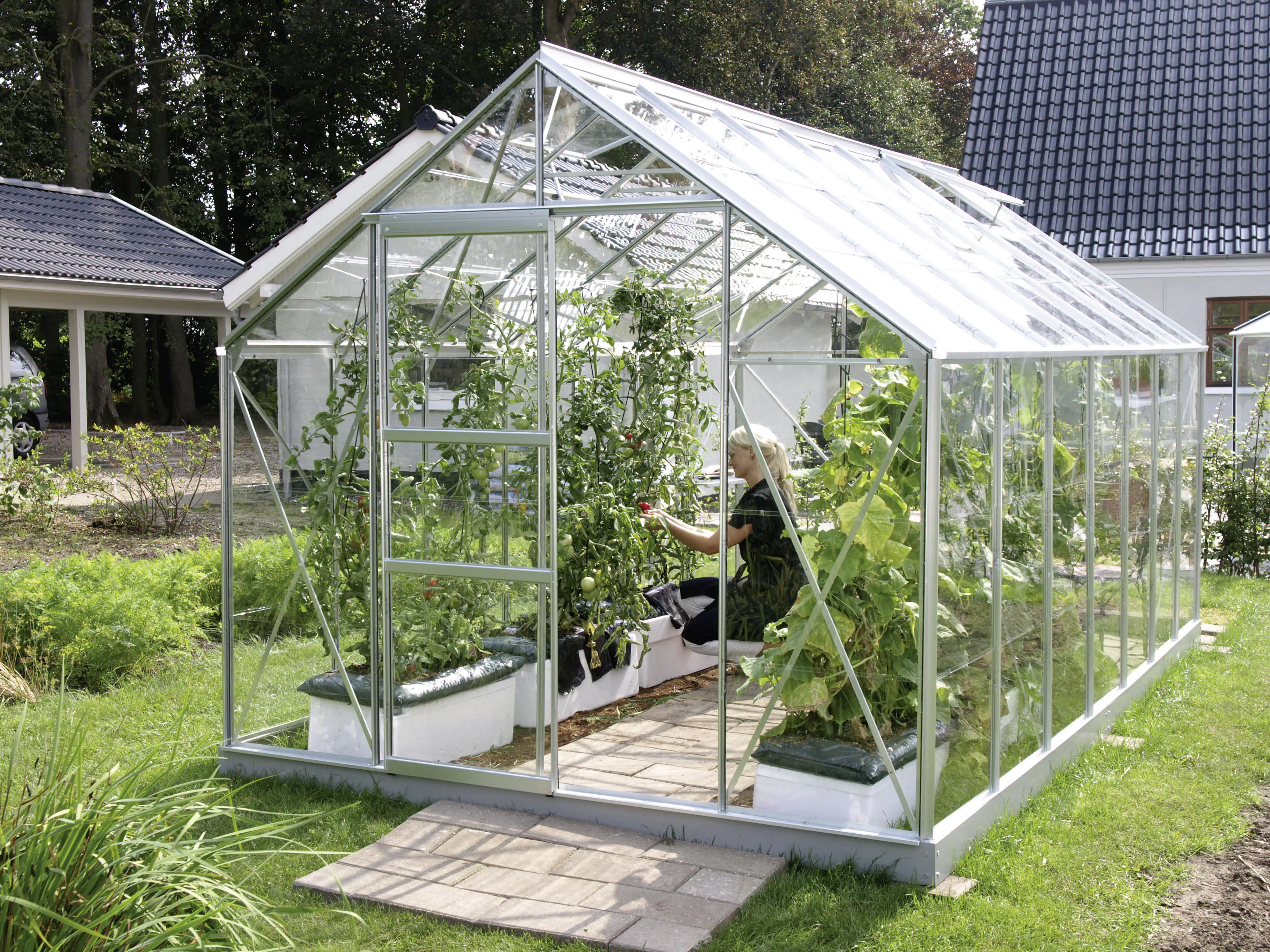 Vitavia Gewächshaus Merkur 11500 254 x 441 cm 3 mm Sicherheitsglas Vitavia Gewächshaus Merkur 11500 254 x 441 cm 3 mm Sicherheitsglas