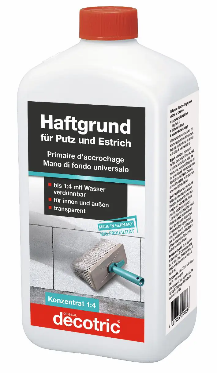 Decotric Putz- und Haftgrund 1L transparent Decotric Putz- und Haftgrund 1L transparent