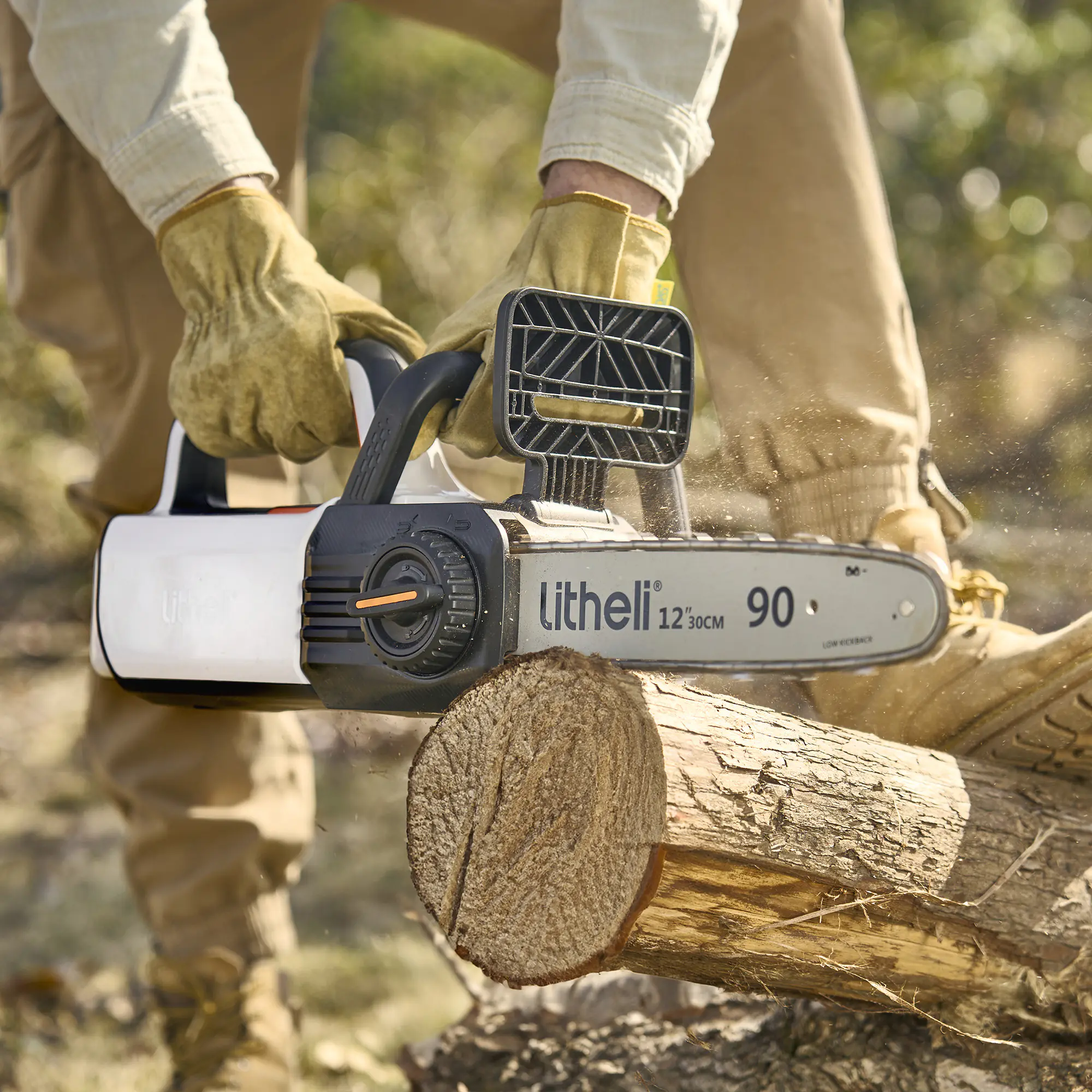 Litheli Akku-Kettensäge U20 Mono 30,5 cm Schwertlänge ohne Akkus