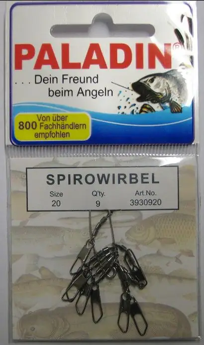Paladin Spiro-Wirbel gunsmoke Gr. 20 4 kg/9 Stück