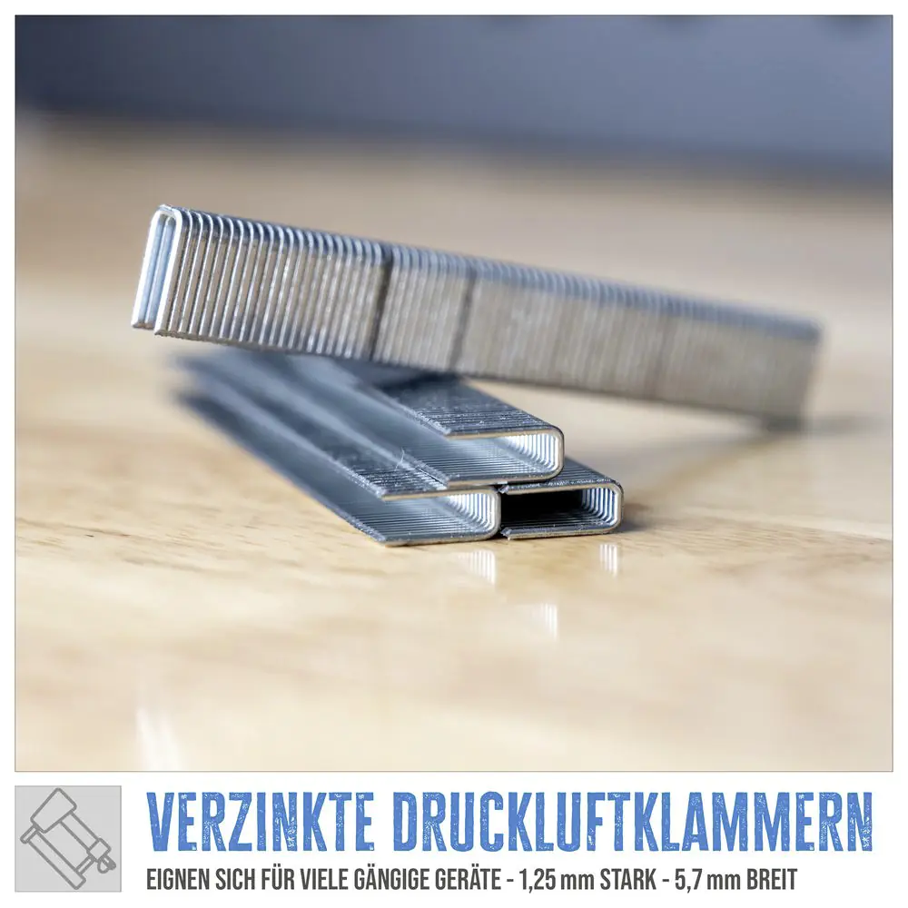 Güde Klammern für Drucklufttacker 22 mm 2500 Stück KN 40