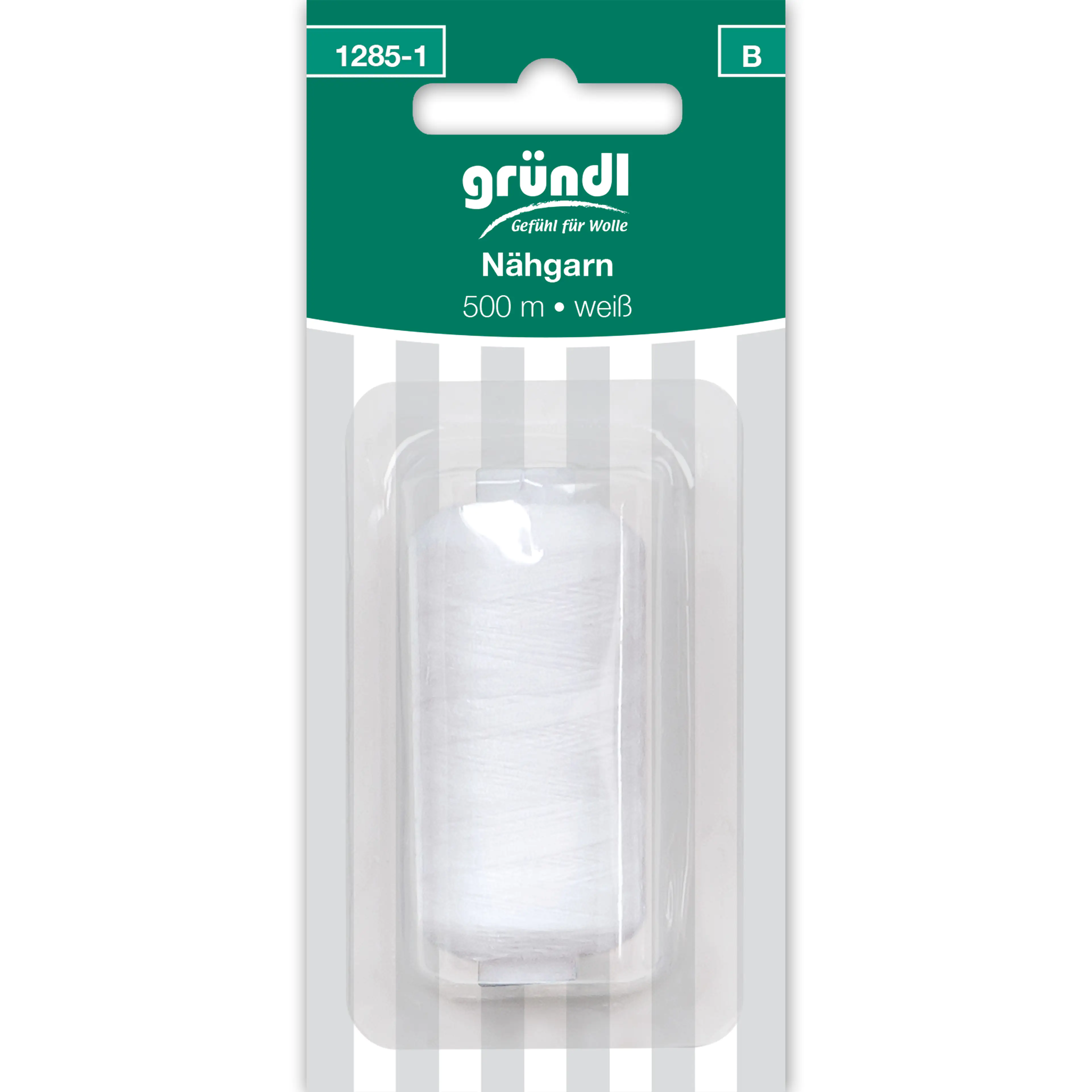 Gründl Nähgarn weiß 500 m Garnstärke 40/2