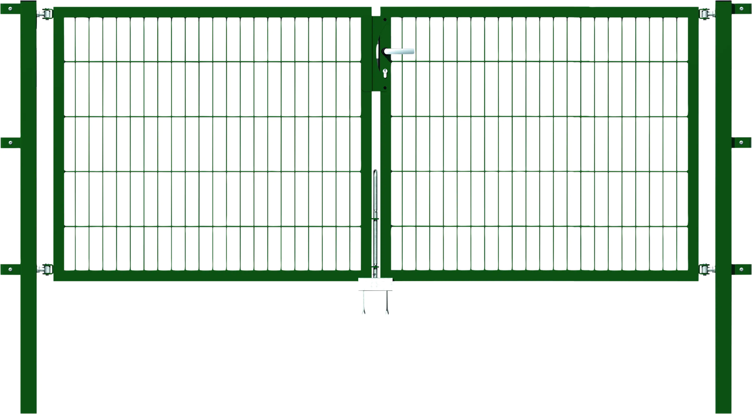 Alberts Stabgitter Doppeltor Flexo 250 x 100 cm 6/5/6 grün zE