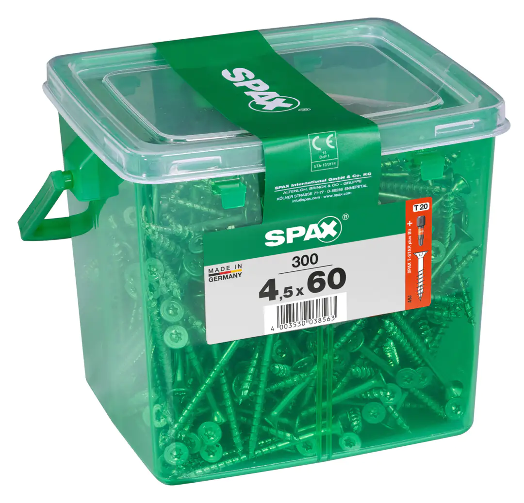 Spax Universalschrauben 4.5 x 60 mm TX 20 - 300 Stk.
