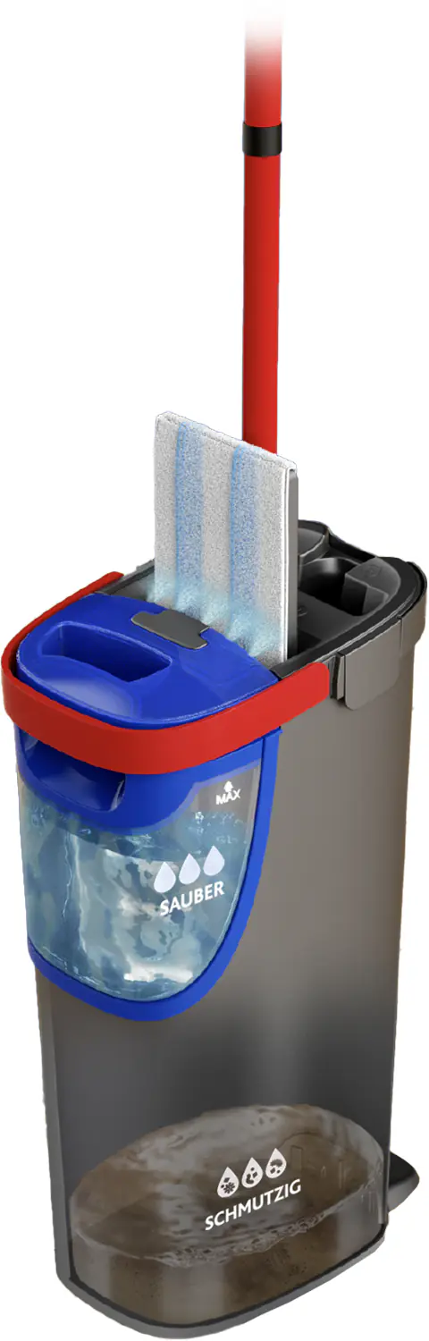 Vileda Bodenwischer Reinigungsset H2PRO Flat Mop Vileda Bodenwischer Reinigungsset H2PRO Flat Mop