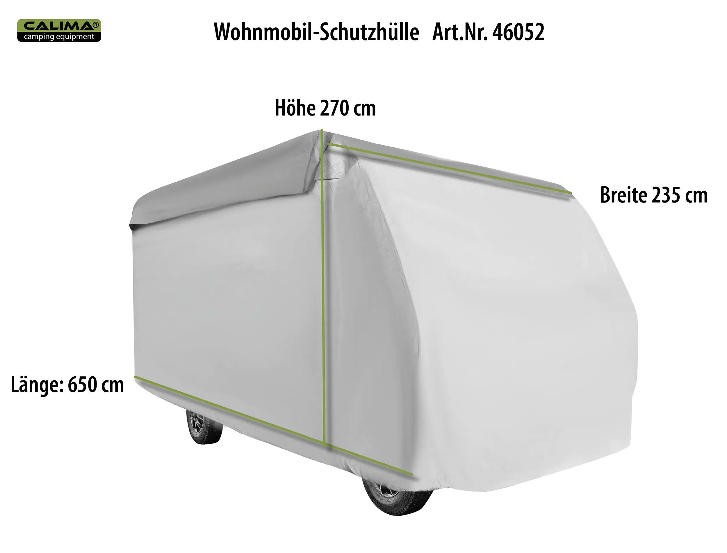 Wohnmobil-Schutzhülle 650 x 235 x 270 cm Wohnmobil-Schutzhülle 650 x 235 x 270 cm