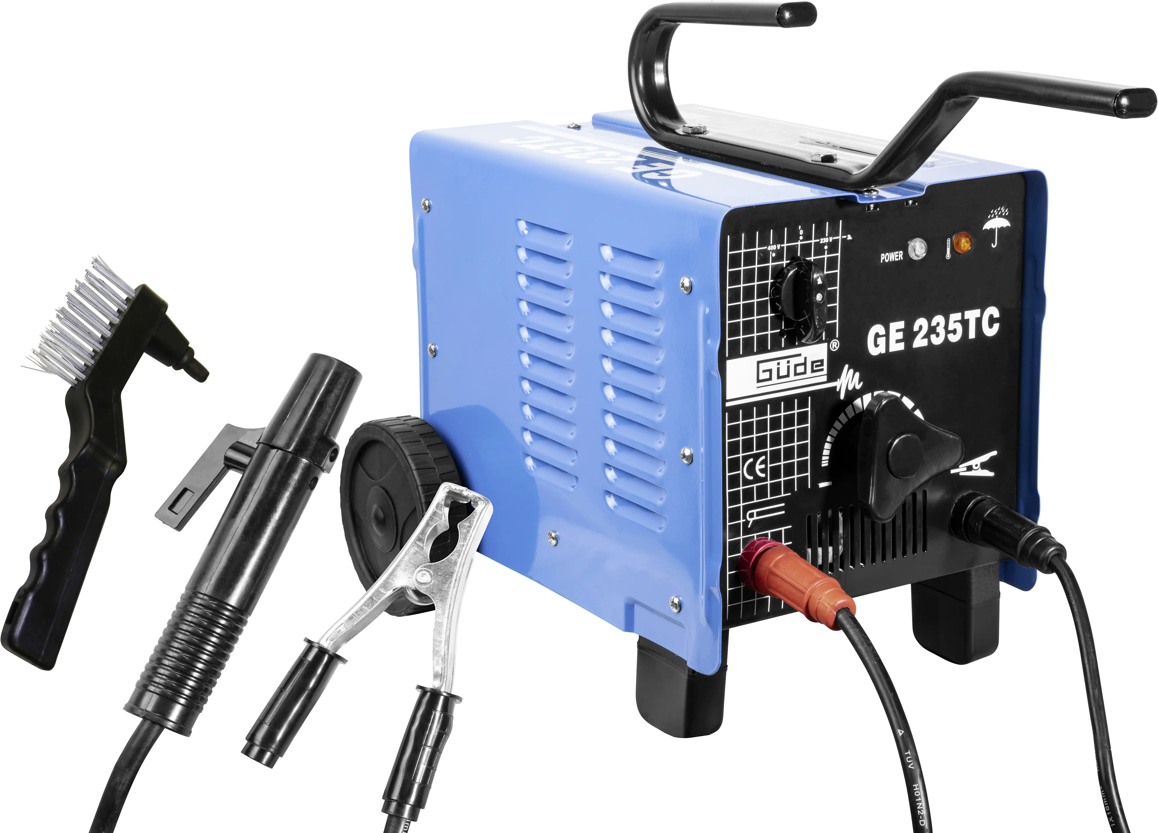 Güde Elektroden-Schweißgerät GE 235 TC 230/400 V, 50-190 A