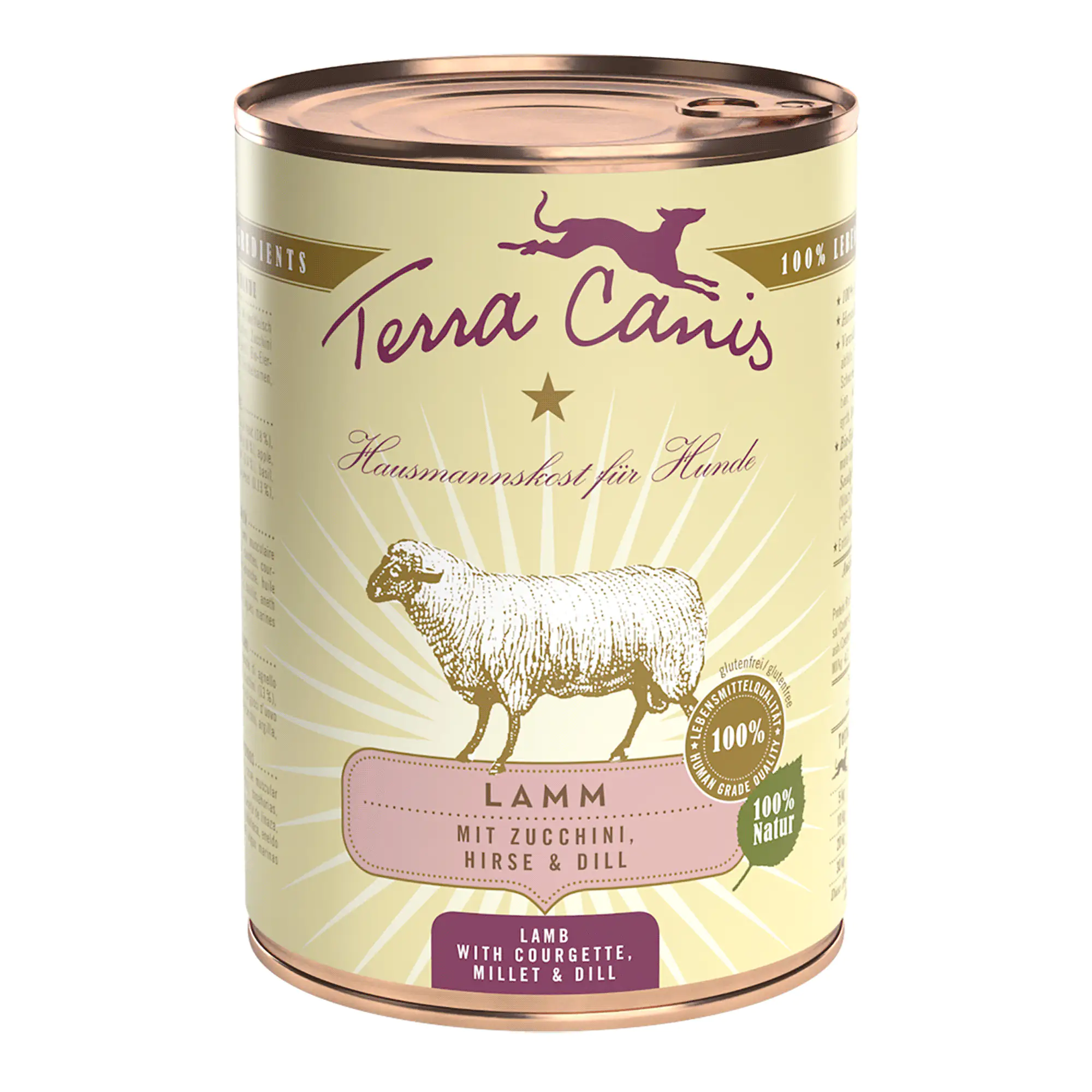 Terra Canis Classic Adult Lamm mit Zucchini Hirse & Dill Hundefutter 400 g